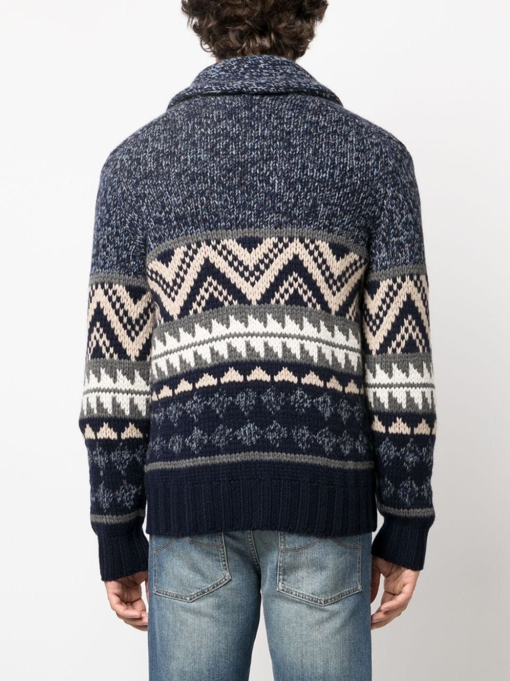 Brunello Cucinelli o1w1db10924 Cashmere Cardigan in Multicolor Size US XXL / EU 58 / 5 - 3 Thumbnail