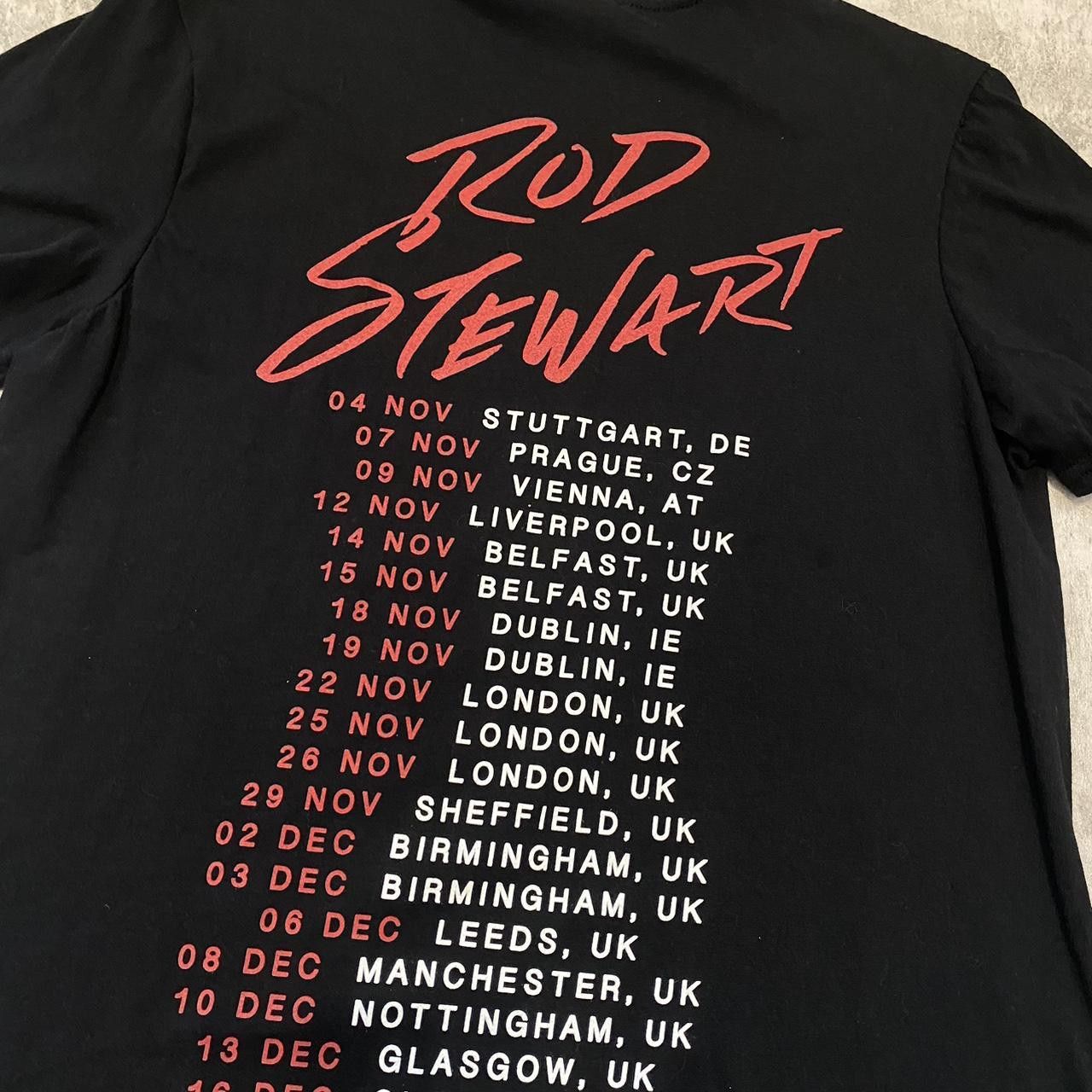 Gildan Rod Stewart 2019 tour black cotton t-shirt Size US M / EU 48-50 / 2 - 4 Thumbnail