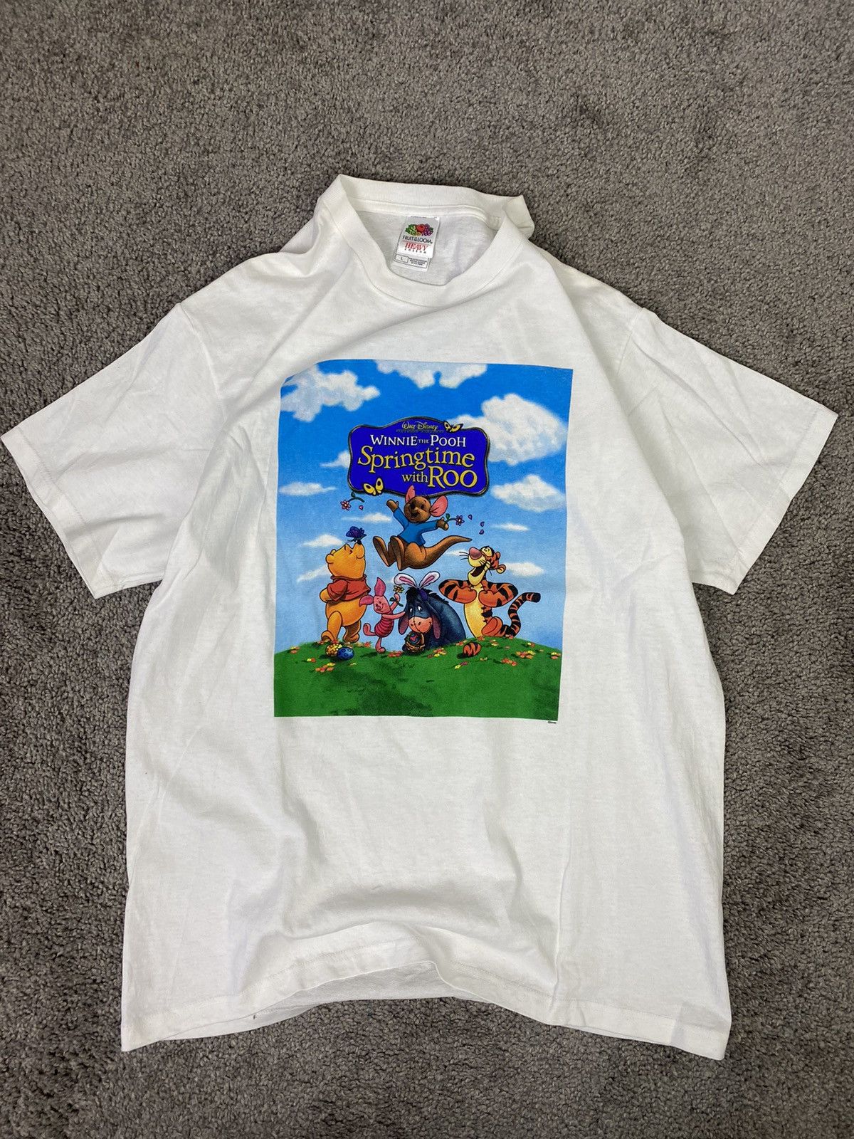 T-shirt Vintage Fruit Of The Loom Nitrous Flame Racing - Taille XL, Années 90, Parfait état