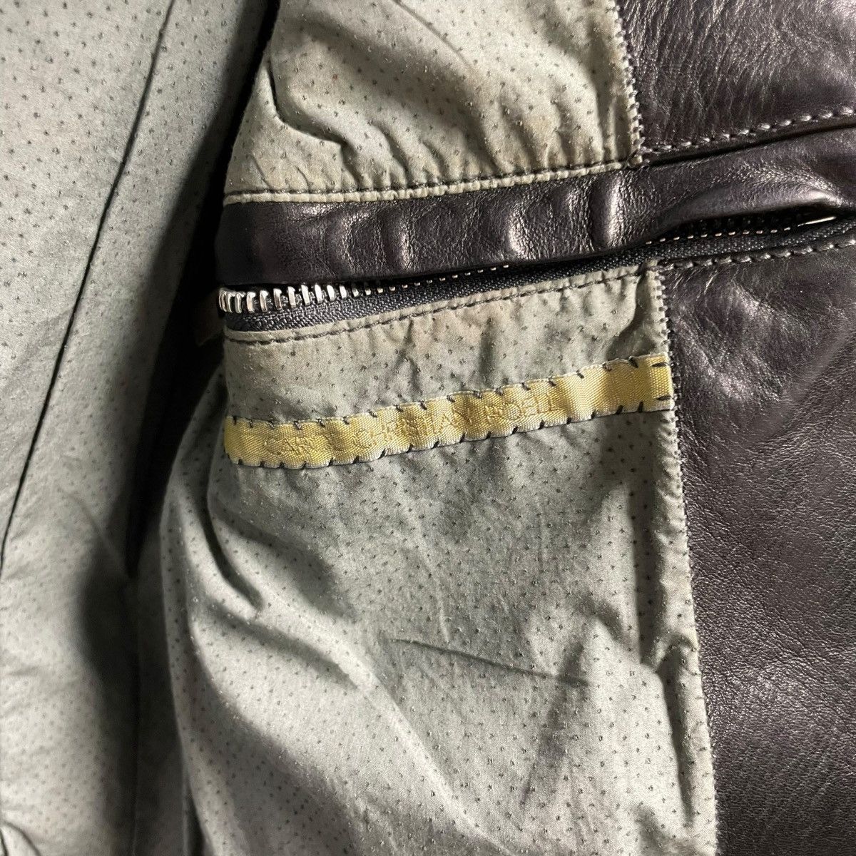 Carol Christian Poell Ccp prosthetic drip scarstitch leather jacket Size US M / EU 48-50 / 2 - 5 Thumbnail