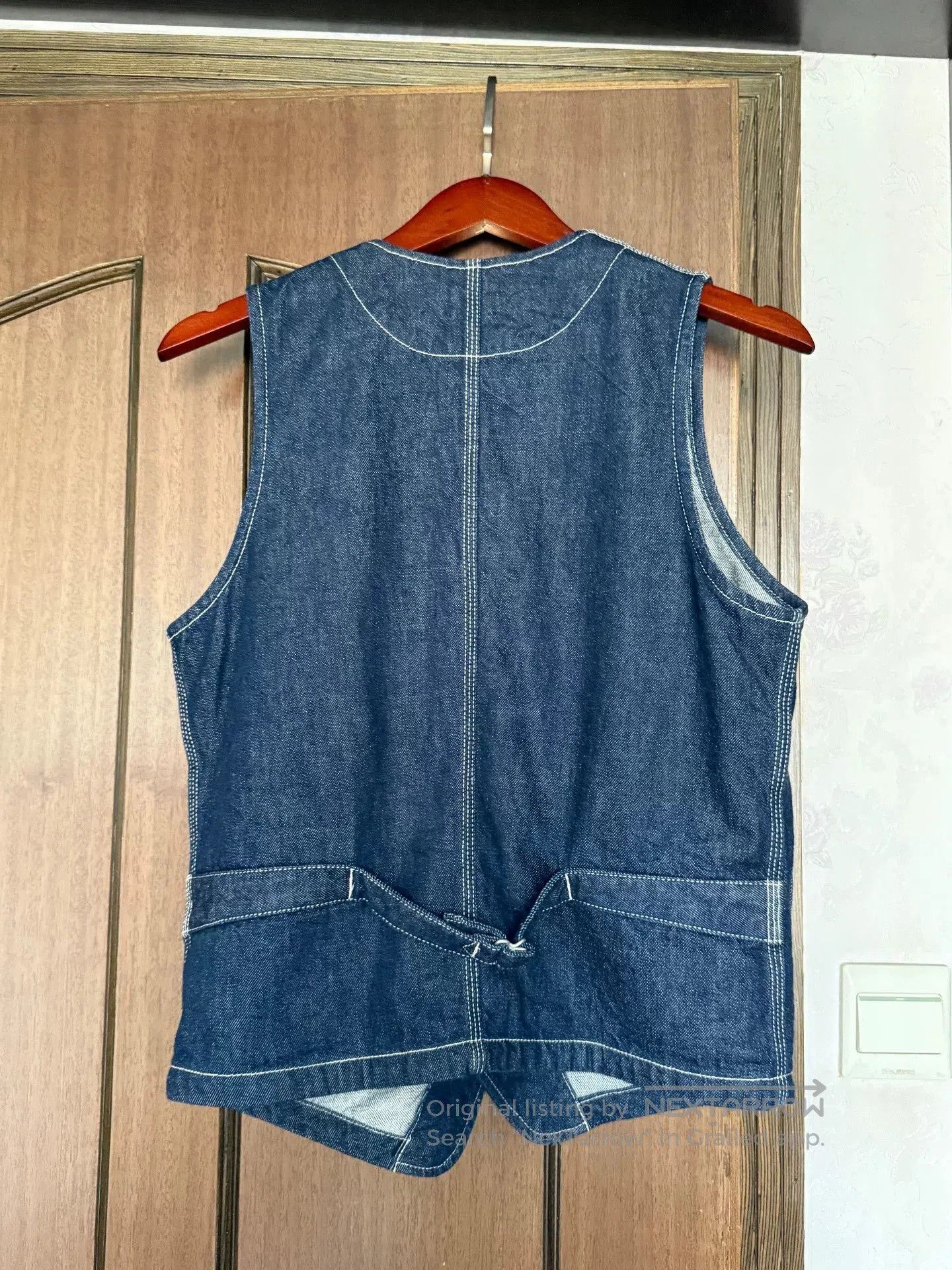 Japanese Brand TENRYO 13oz Denim Japanese Vintage Vest. Size US S / EU 44-46 / 1 - 4 Thumbnail