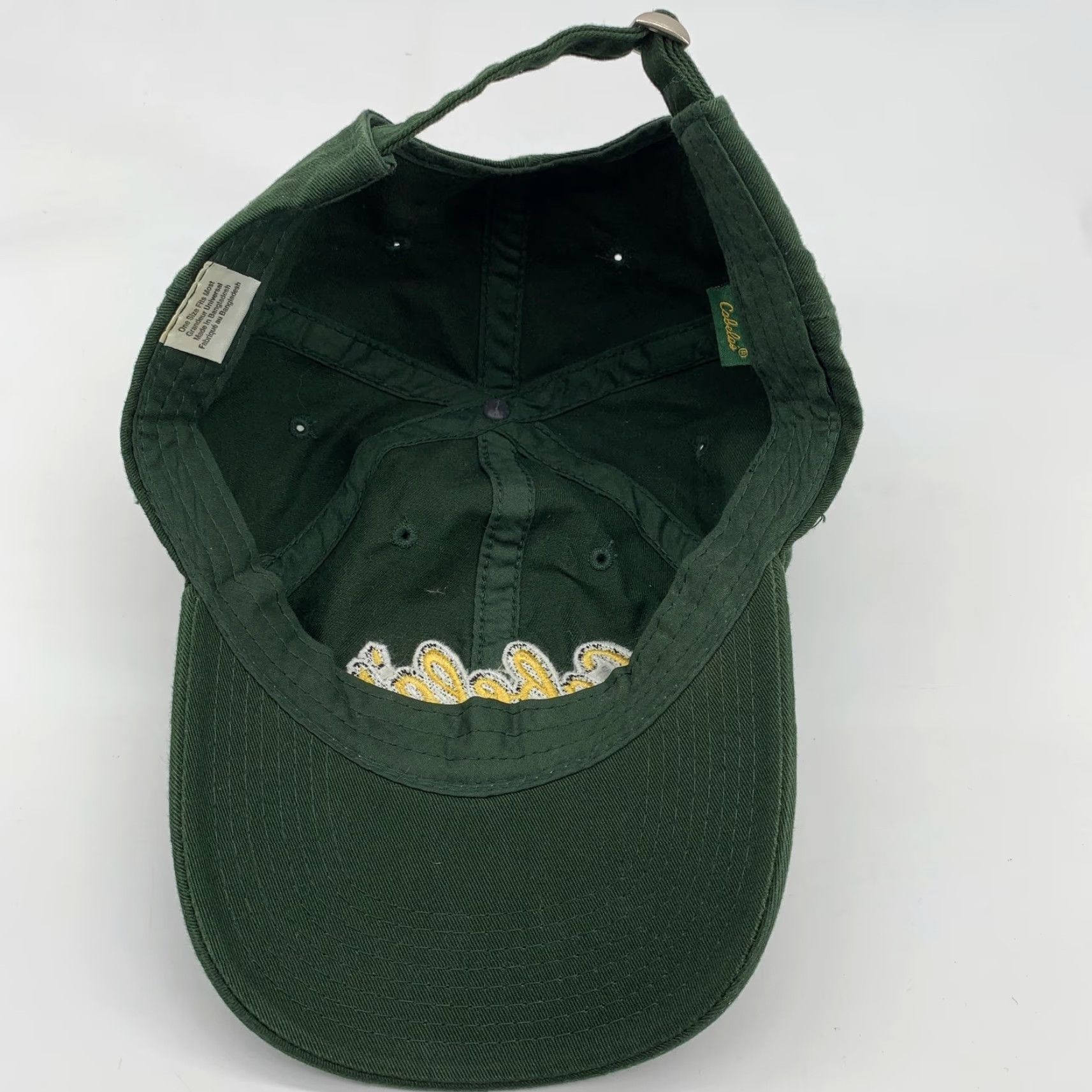 Vintage Cabela's Hat Cap Adjustable Strap Back Mens Green Twill One Size Outdoor Hunting Baseball Cap Mens Outdoors Hat Size ONE SIZE - 4 Thumbnail
