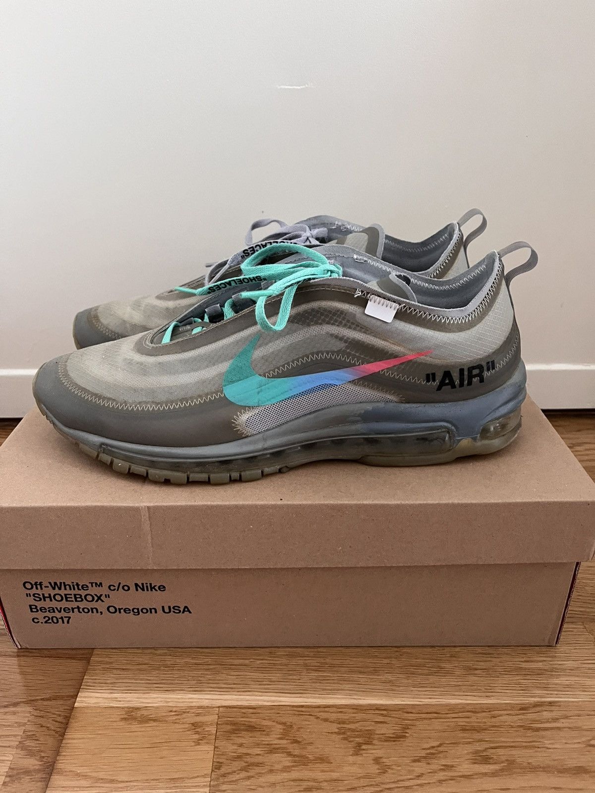 Nike Air max 97 Menta Size US 11.5 / EU 44-45 - 1 Thumbnail