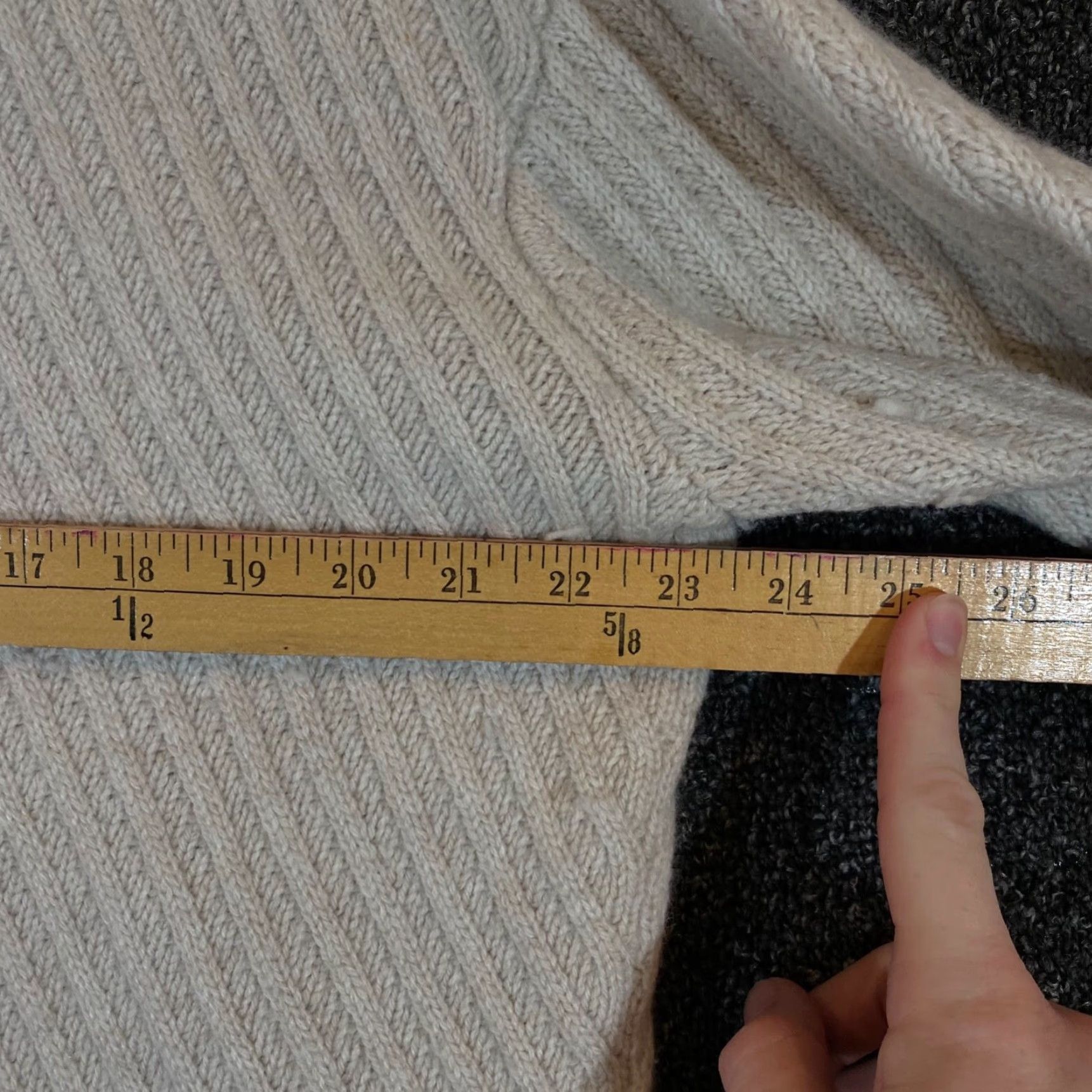 J. Jill J. Jill Sweater Womens Large Wool Blend Beige Brown Long Sleeve Pullover Knit Size L / US 10 / IT 46 - 5 Thumbnail