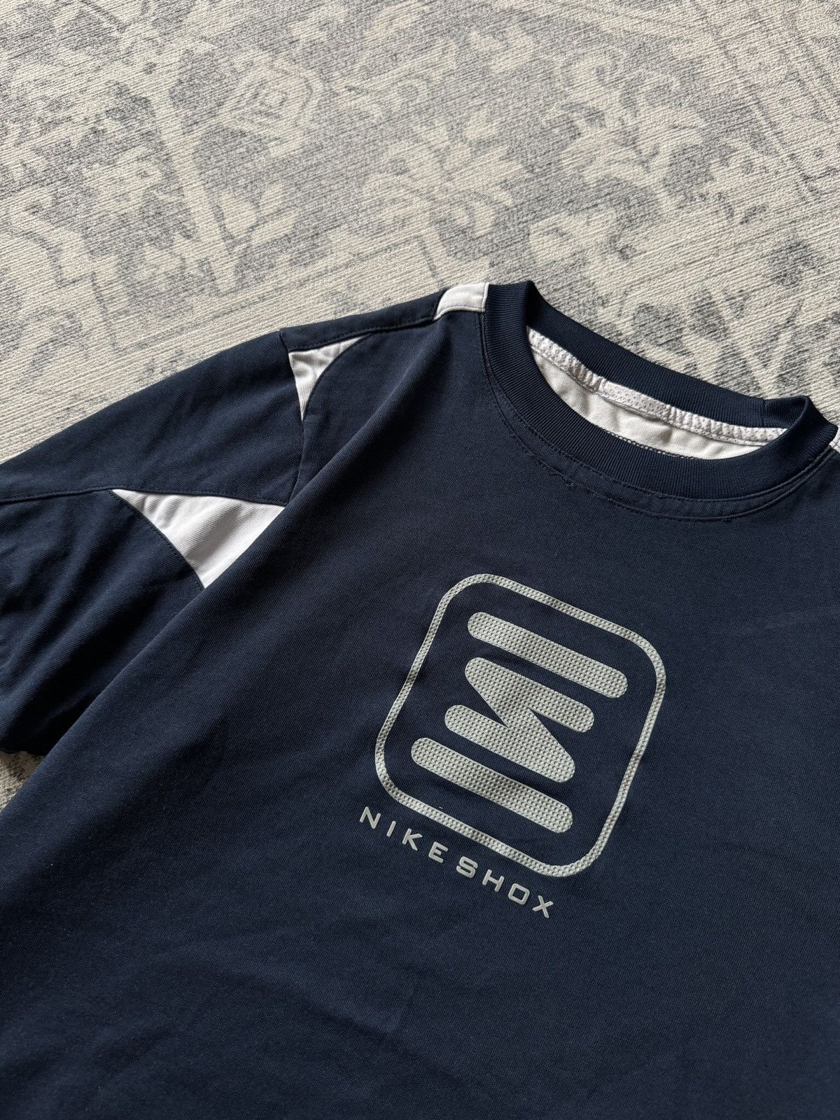 Vintage Nike Shox Vintage T-Shirt Japanese Drill Tn Big Logo Corteiz Size US S / EU 44-46 / 1 - 4 Thumbnail