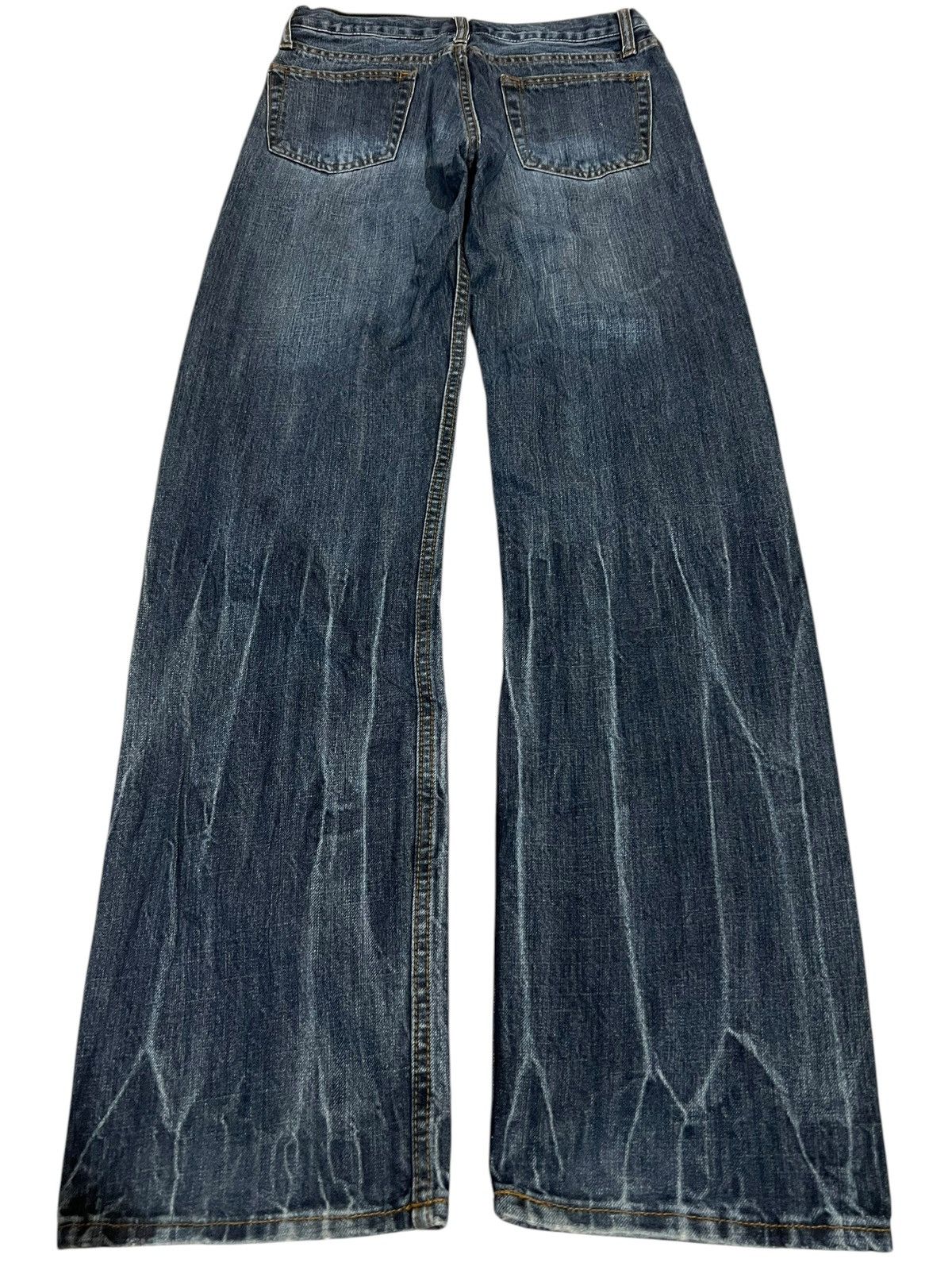 If Six Was Nine × Japanese Brand × Le Grande Bleu (L.G.B.) 🌈90’s Style Sorridere Funny Devil Skull Jeans Size US 28 / EU 44 - 2 Thumbnail