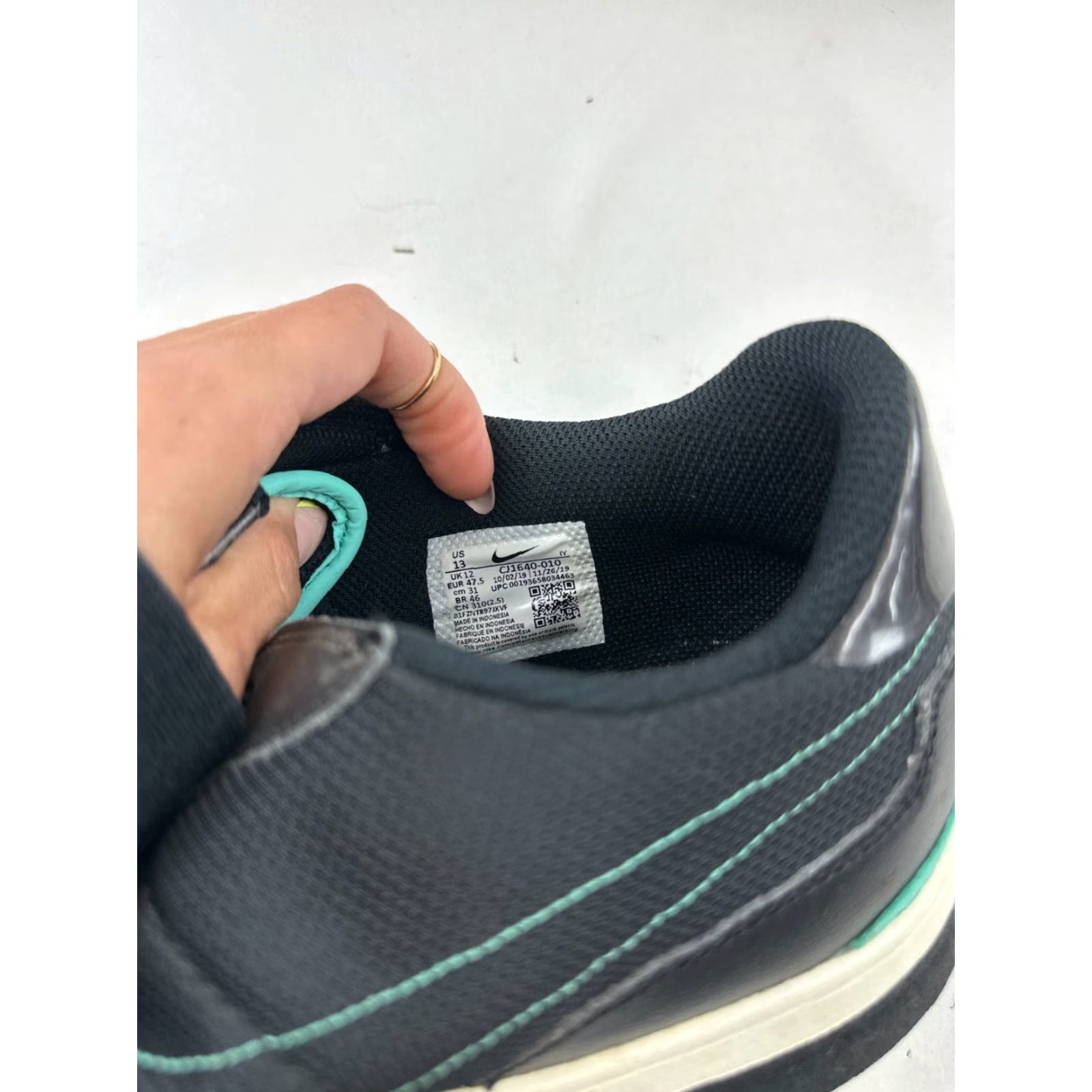 Nike Nike Sneakers Mens US Size 13 Black Athletic Gym Training CJ1640-010 Squash Type Size US 13 / EU 46 - 7 Thumbnail
