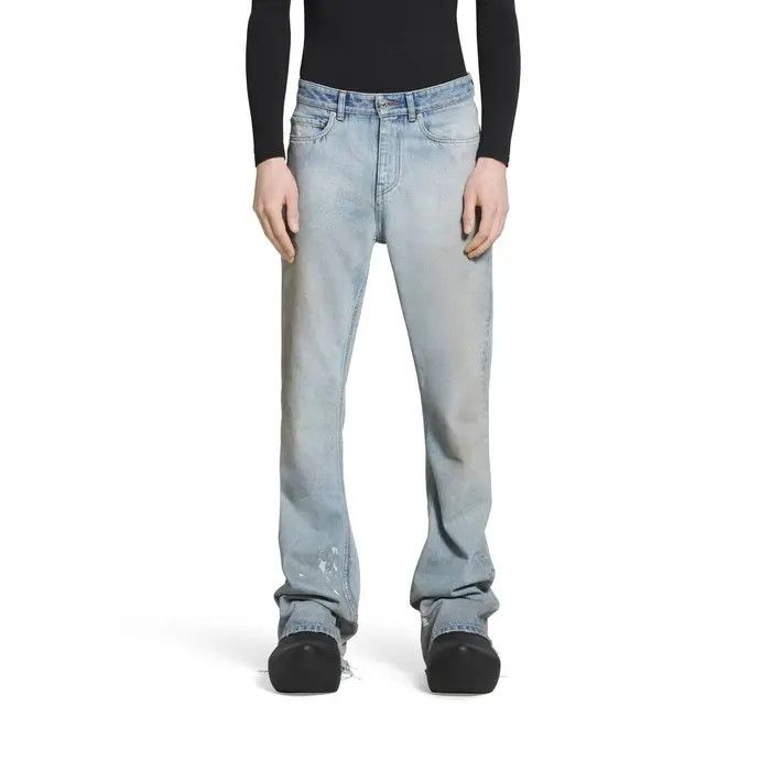 Balenciaga o1bcso1str1225 Dup / Bootcut Pants in Blue Size US 28 / EU 44 - 5 Thumbnail