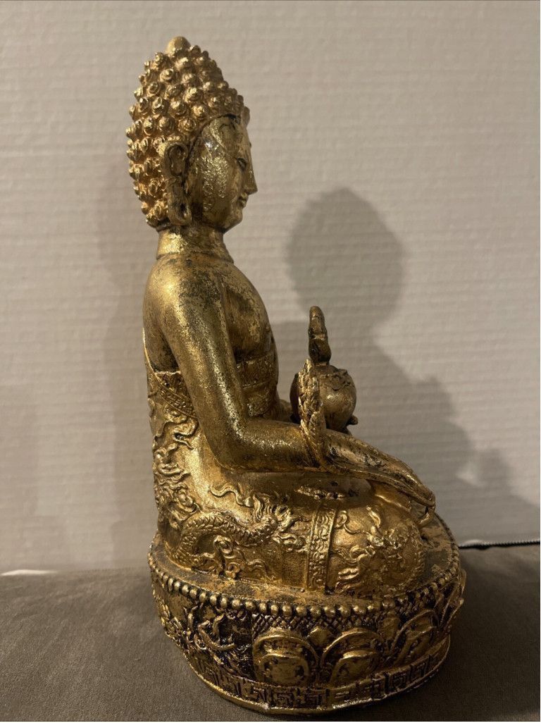 Other 12” brass Copper Buddha Statue Size 26 - 3 Thumbnail