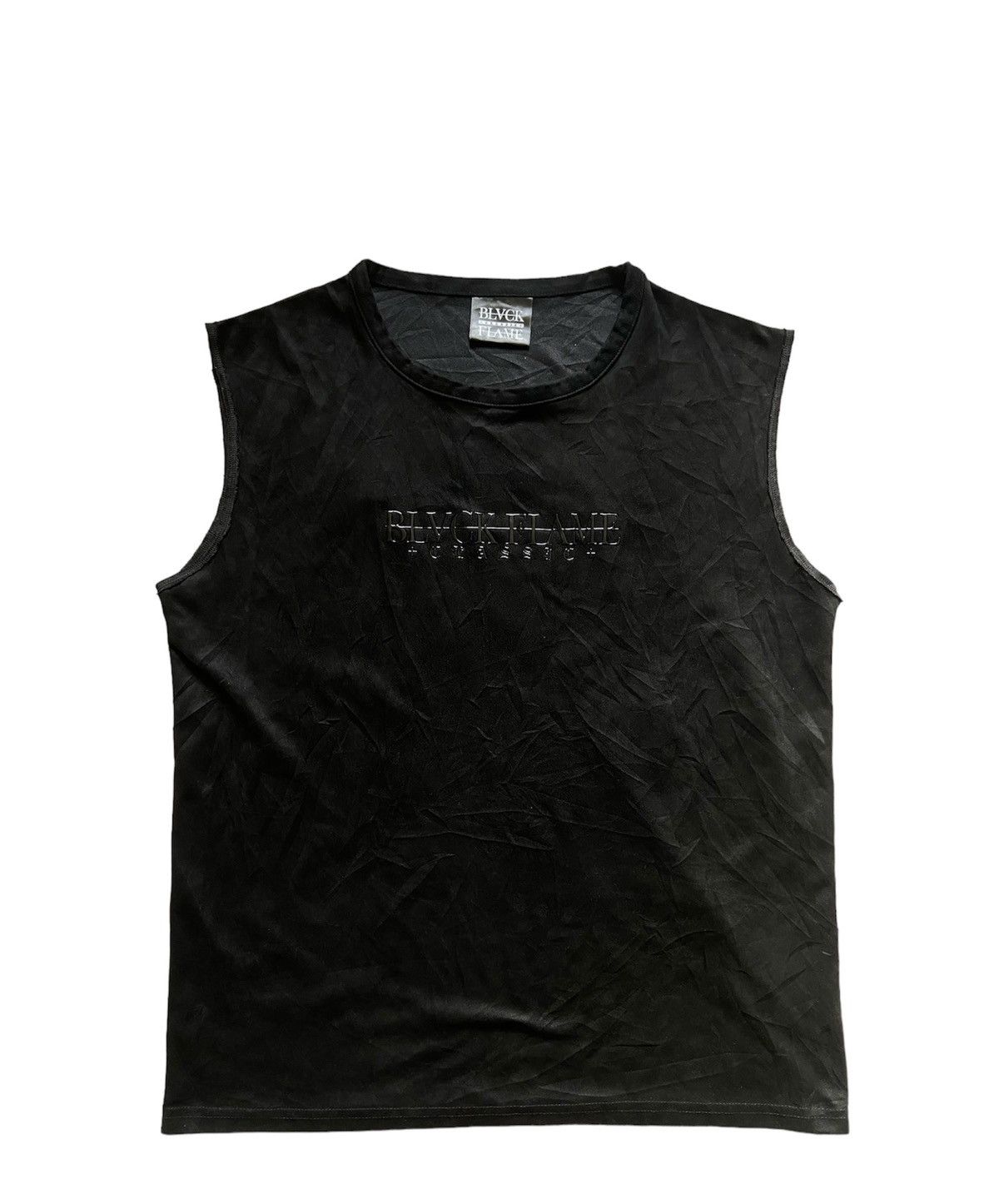 14th Addiction × If Six Was Nine 200’s Black Flame Seditionaries Skull Sleeveless Tshirt Size US L / EU 52-54 / 3 - 2 Thumbnail