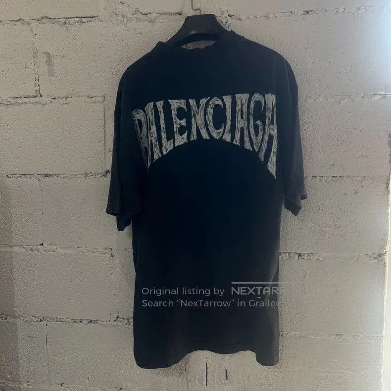 Balenciaga Balenciaga Black Short Sleeve T. Size US S / EU 44-46 / 1 - 2 Thumbnail