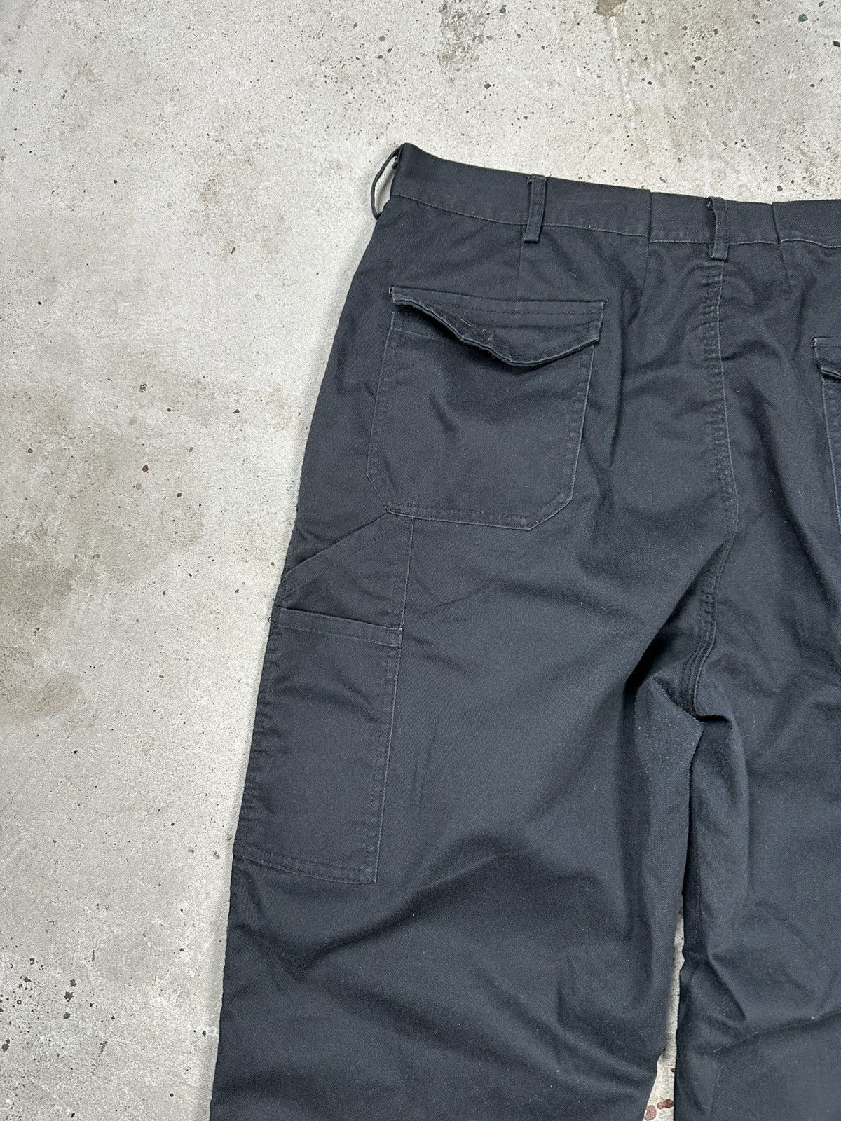 Dickies × Vintage Vintage Y2K Dickies Black Baggy Cargo Carpenter Pants Size US 36 / EU 52 - 12 Thumbnail