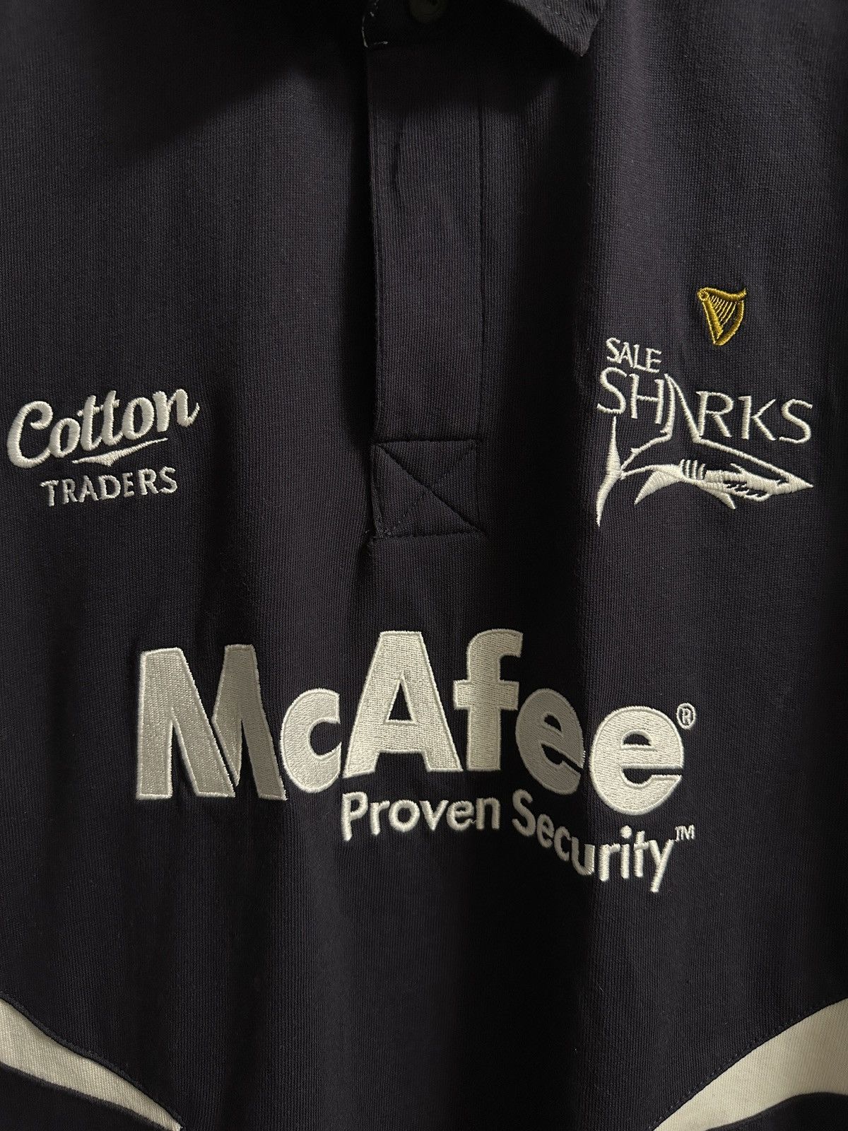 Cotton Traders Rare Vintage Polo Sale Sharks 2006-2007 Cotton Traders Size US L / EU 52-54 / 3 - 2 Thumbnail