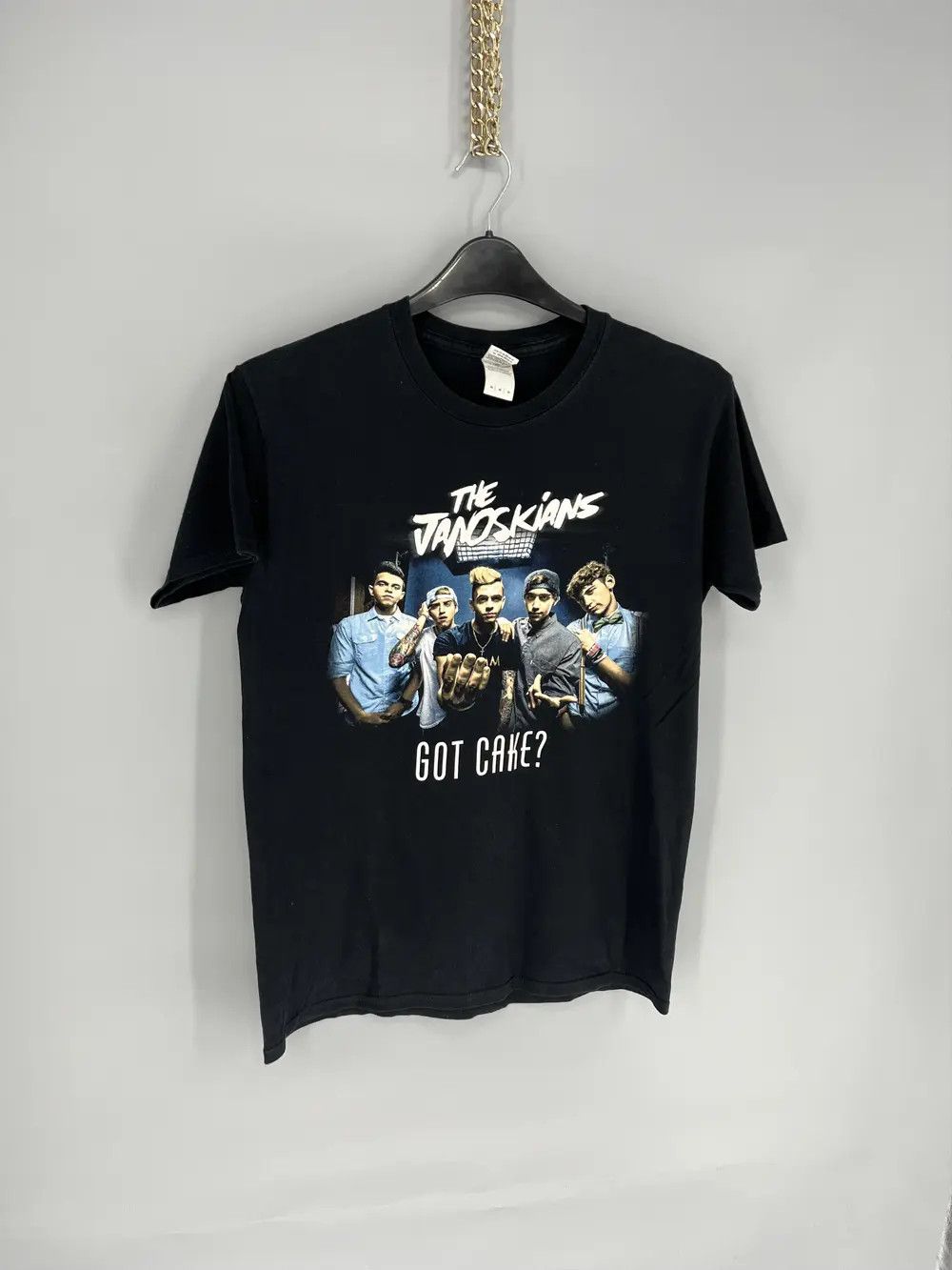 Gildan × Vintage The Janoskians Concert Tee Black Got Cake? Tour 2014 Size US M / EU 48-50 / 2 - 2 Thumbnail
