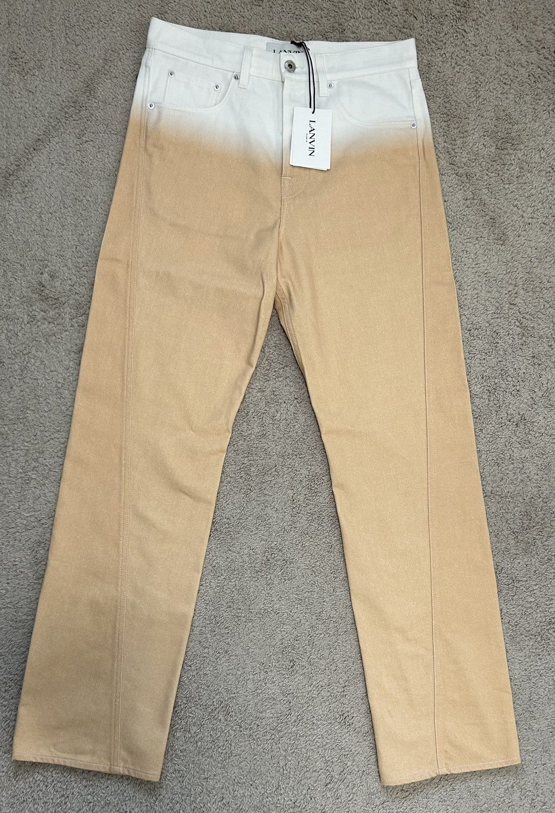 Lanvin Lanvin Gradient-Effect Twisted Jeans Size US 30 / EU 46 - 1 Thumbnail