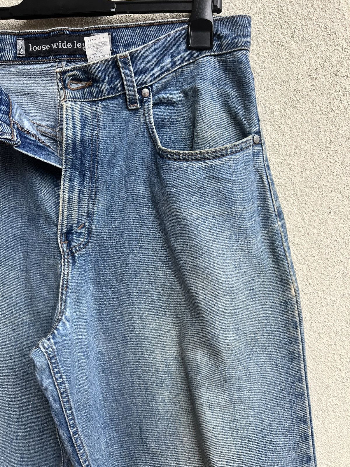 Levi's × Vintage VTG 90s Levi’s Silvertab Dirty Denim Loose Wide Leg Jeans Size US 33 - 10 Thumbnail