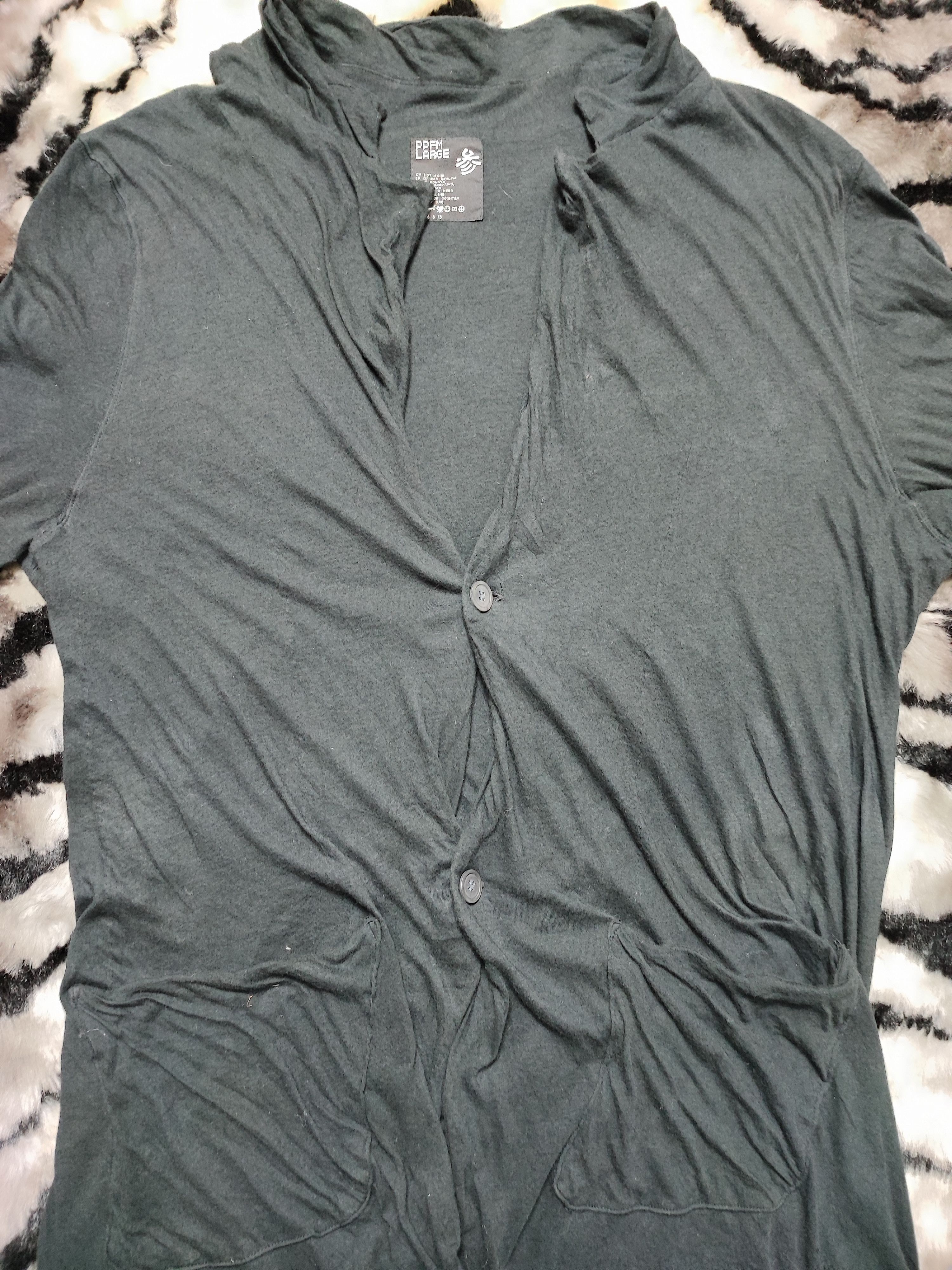 PPFM PPFM Plain Cardigan Black Size US L / EU 52-54 / 3 - 16 Thumbnail