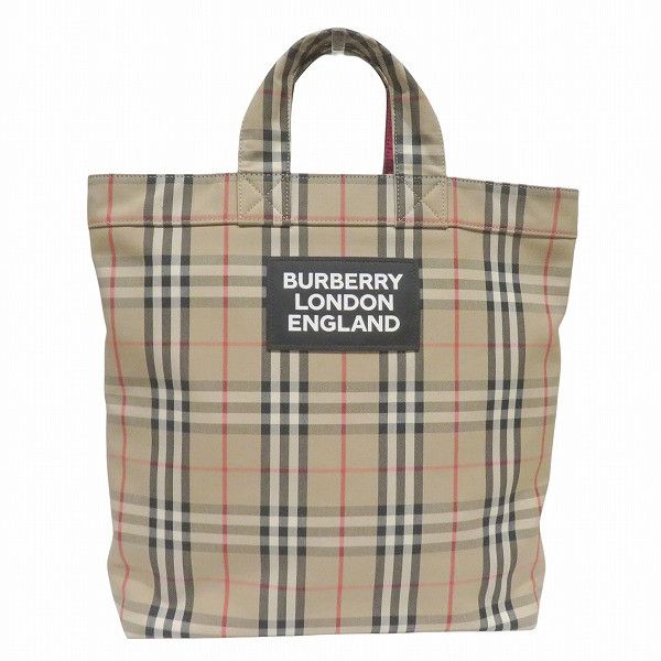 Burberry Burberry Burberry Cotton Polyester Tote Bag Textile Tote Bag 8017740 DUTY FREE for USA Size ONE SIZE - 1 Thumbnail
