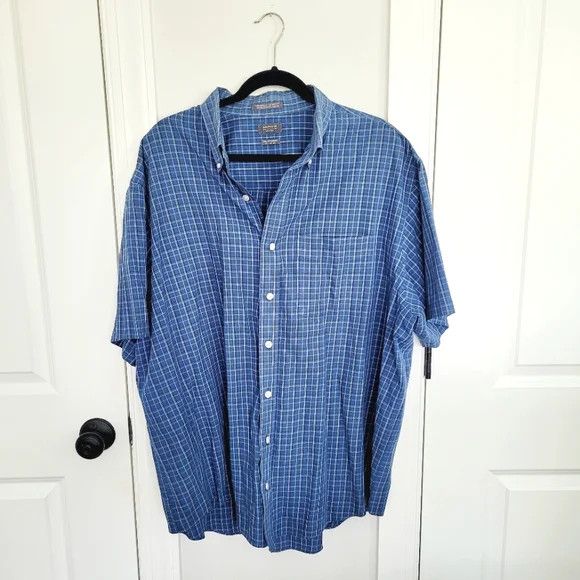 Arrow Plaid Short Sleeve Button-Up Shirt Size US XXL / EU 58 / 5 - 2 Thumbnail
