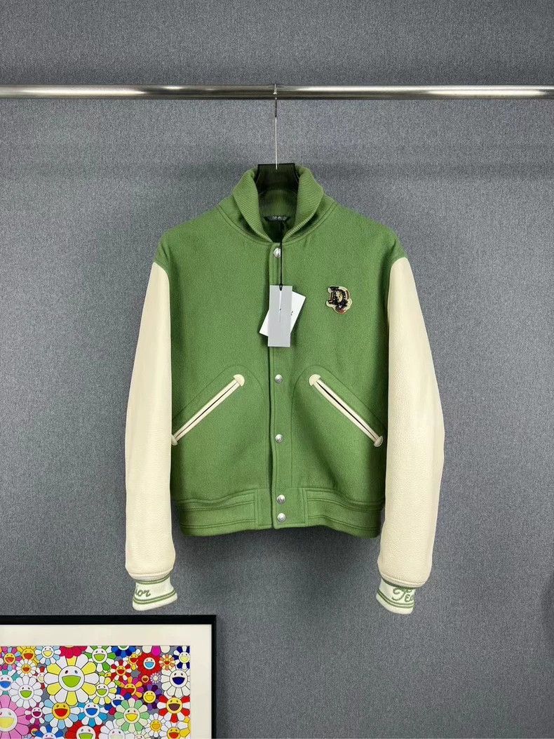 Dior DIOR Tears Embroidered Baseball Jacket Outerwear - dmc Size US L / EU 52-54 / 3 - 1 Thumbnail