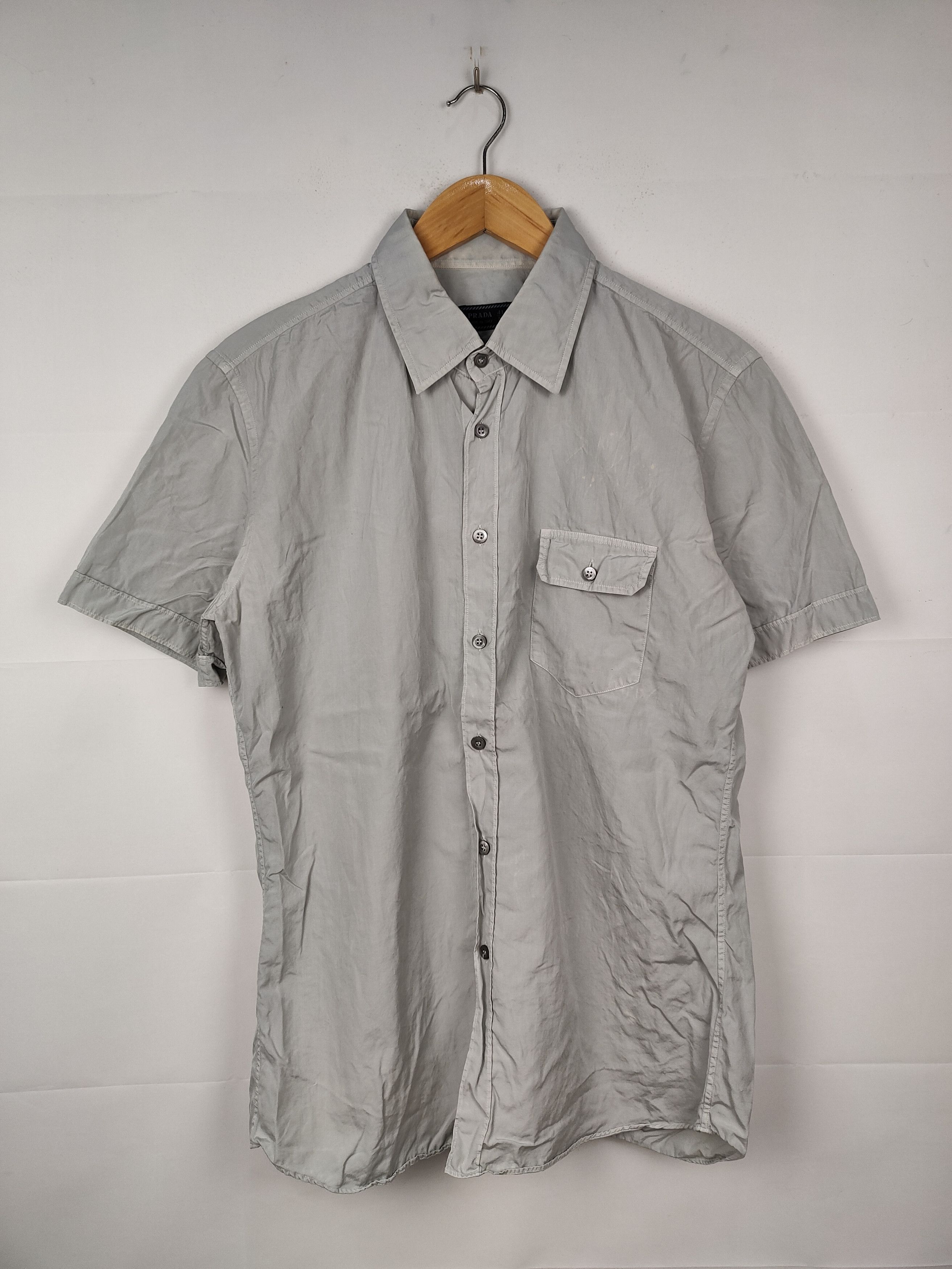Prada Prada Button Up Shirt Size US M / EU 48-50 / 2 - 1 Thumbnail