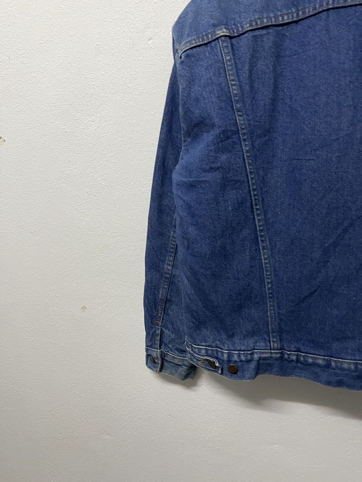 Wrangler 80s WRANGLER SHERPA FLEECE WESTERN DENIM JACKET RARE Size US M / EU 48-50 / 2 - 17 Thumbnail
