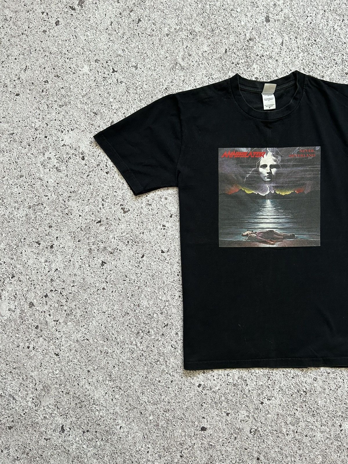 Band Tees × Vintage Vintage 2000’s Annihilator Never Neverland Rock Band T-Shirt Size US M / EU 48-50 / 2 - 3 Thumbnail