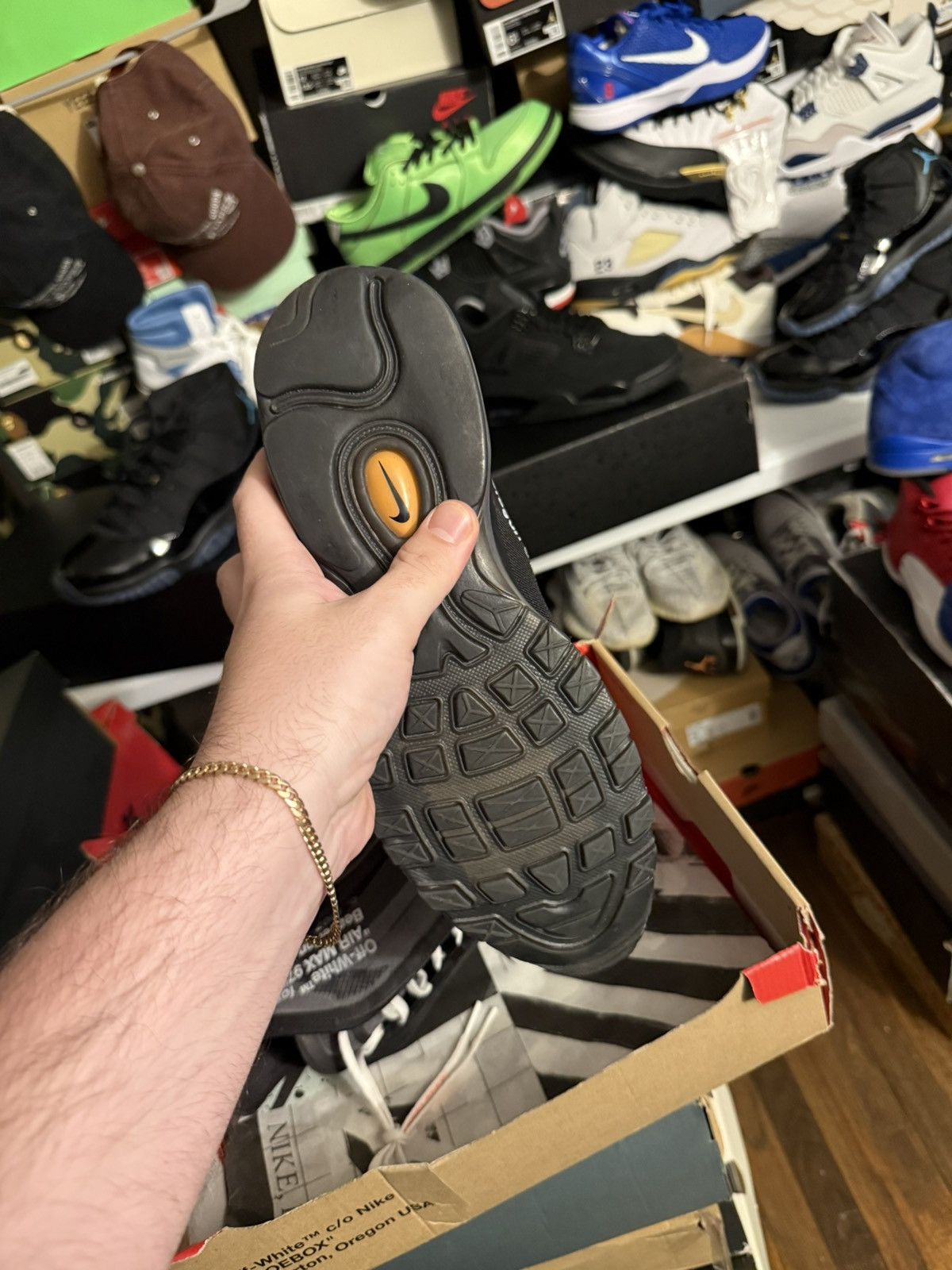 Nike × Off-White Njke off white airmax 97 sz 9.5 Size US 9.5 / EU 42-43 - 11 Thumbnail