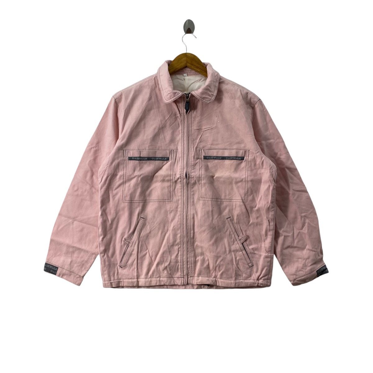 Airwalk × Japanese Brand AIRWALK Skateboard Japanese Brand Multi Pockets Pink Bomber Size M / US 6-8 / IT 42-44 - 1 Thumbnail