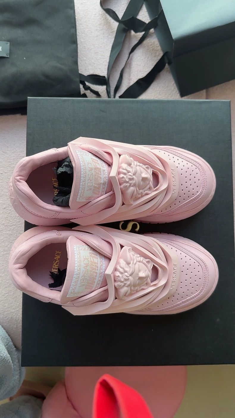 Versace Versace Pink board shoes for men and women Size US 6.5 / IT 36.5 - 3 Thumbnail