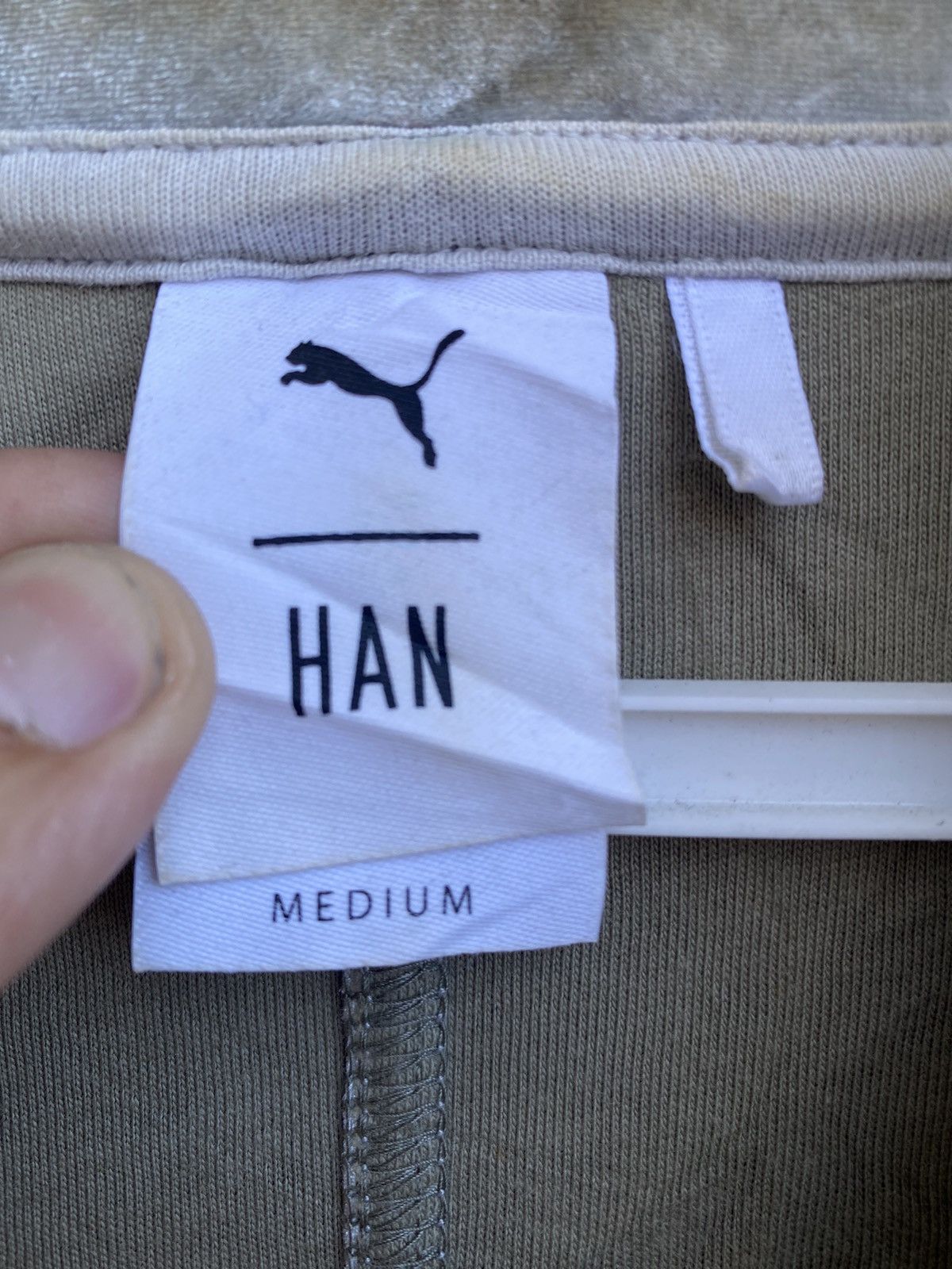 Han Kjobenhavn × Puma Rare Han Kjobenhavn for Puma metalic grey velvet track top Size US M / EU 48-50 / 2 - 5 Thumbnail