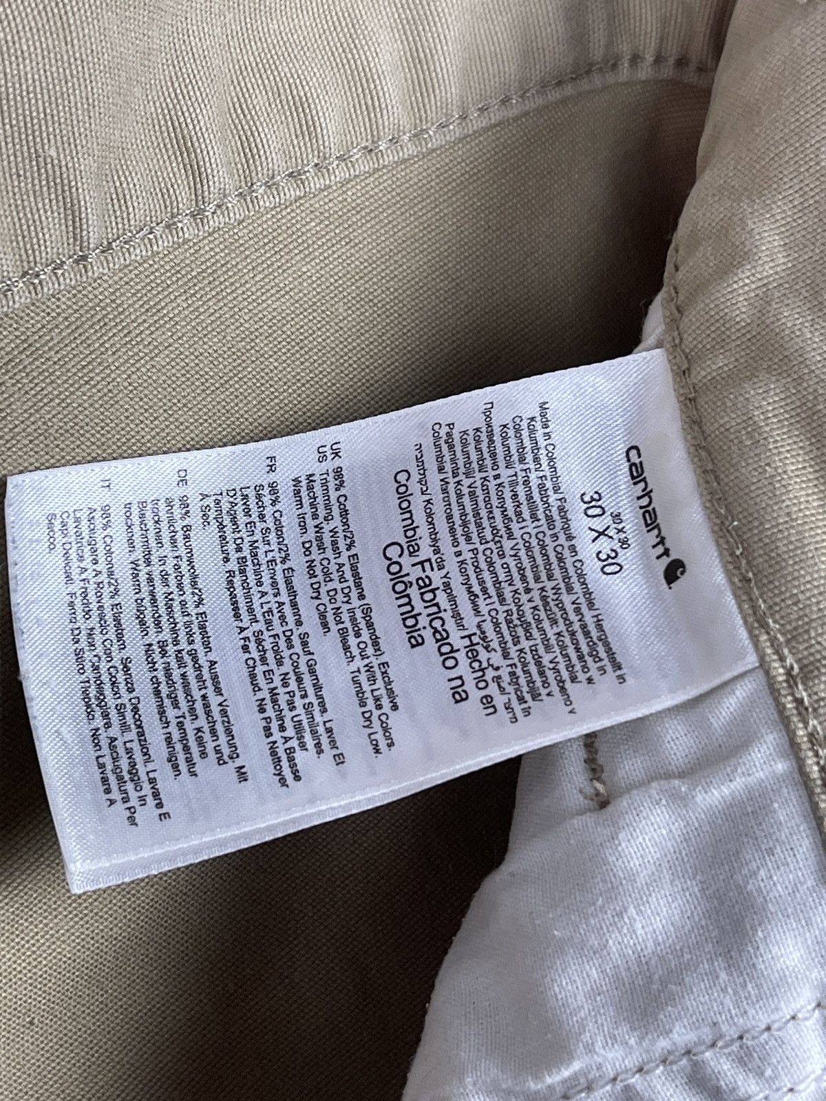Carhartt Carhartt Y2K Beige Straight Fit Pants Men’s Size W30 L30 Size US 30 / EU 46 - 11 Thumbnail
