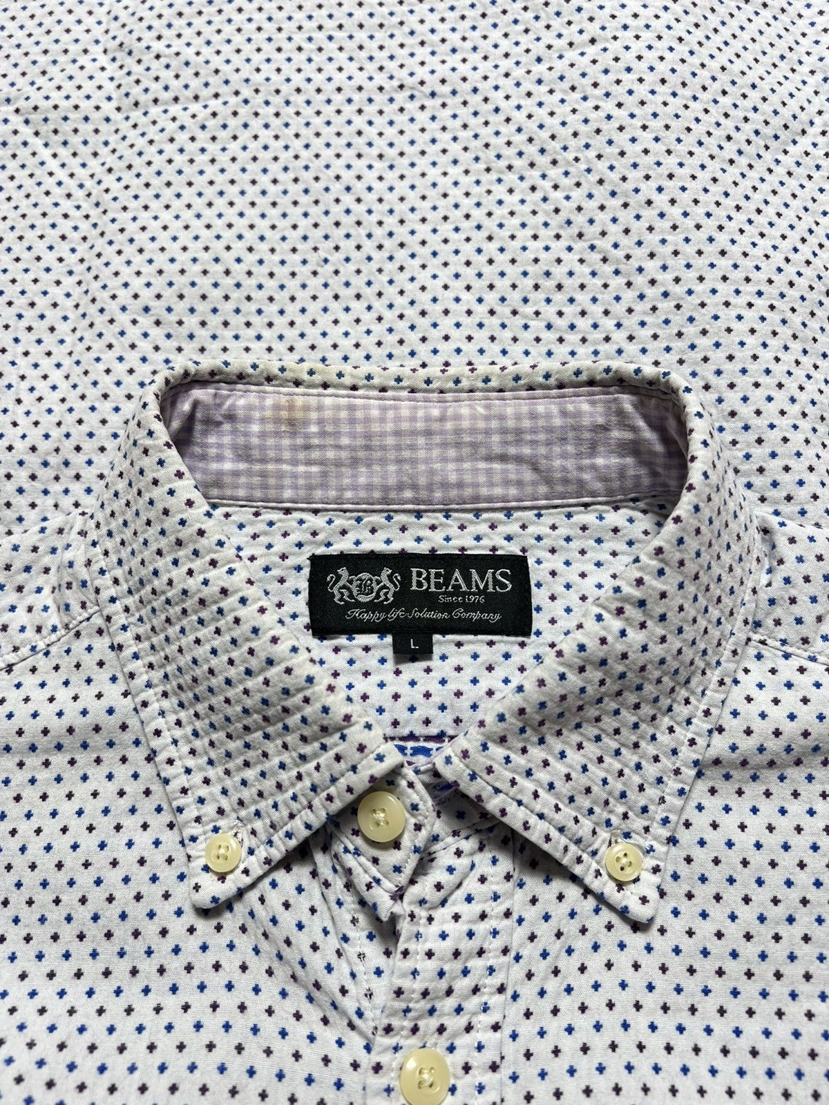 Beams Plus Beams Printed Print Pocket Shirt Size US L / EU 52-54 / 3 - 5 Thumbnail