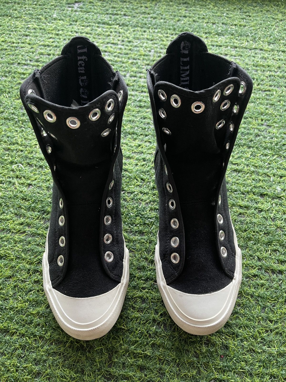 Designer × Limi Feu × Yohji Yamamoto Limi Feu Yohji Yamamoto Hi-Top Sneakers Size US 6.5 / IT 36.5 - 1 Thumbnail