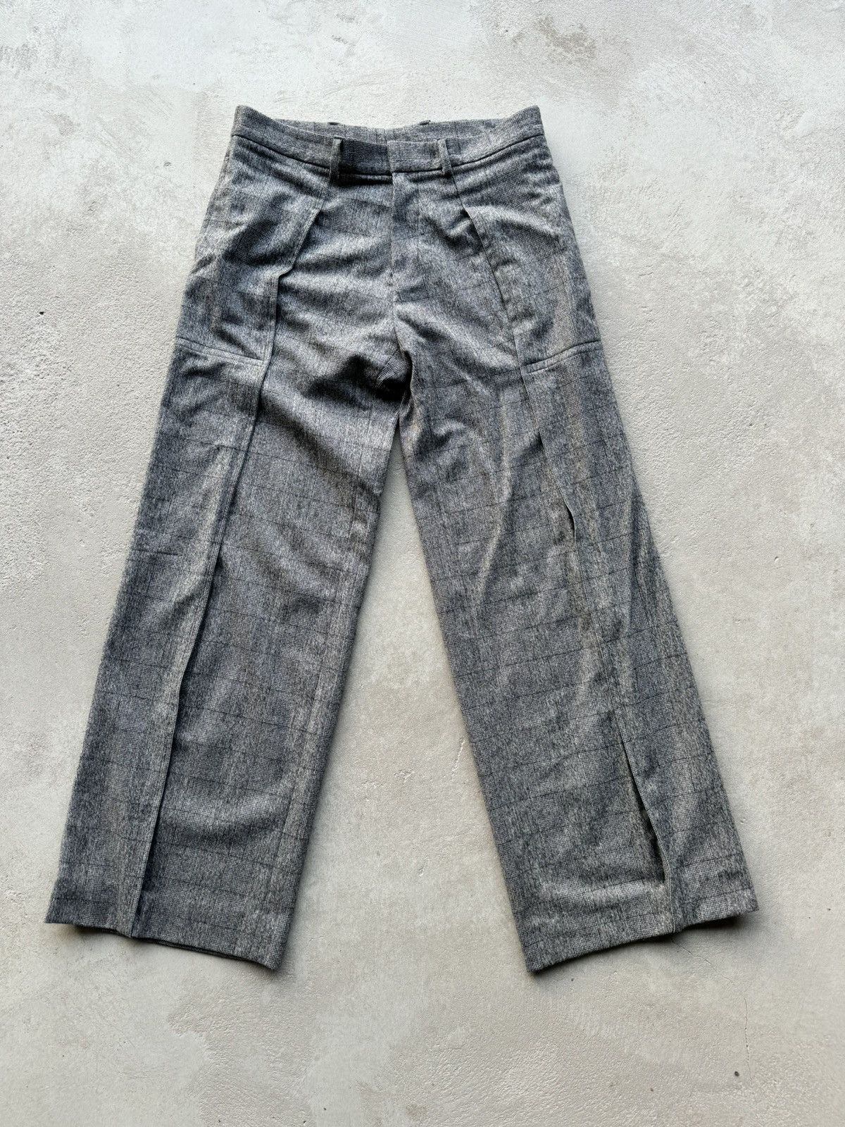 image of YSL Rive Gauche By Tom Ford x YVES Saint Laurent YSL Rive Gauche Wool Width Pants Runway Main Line 