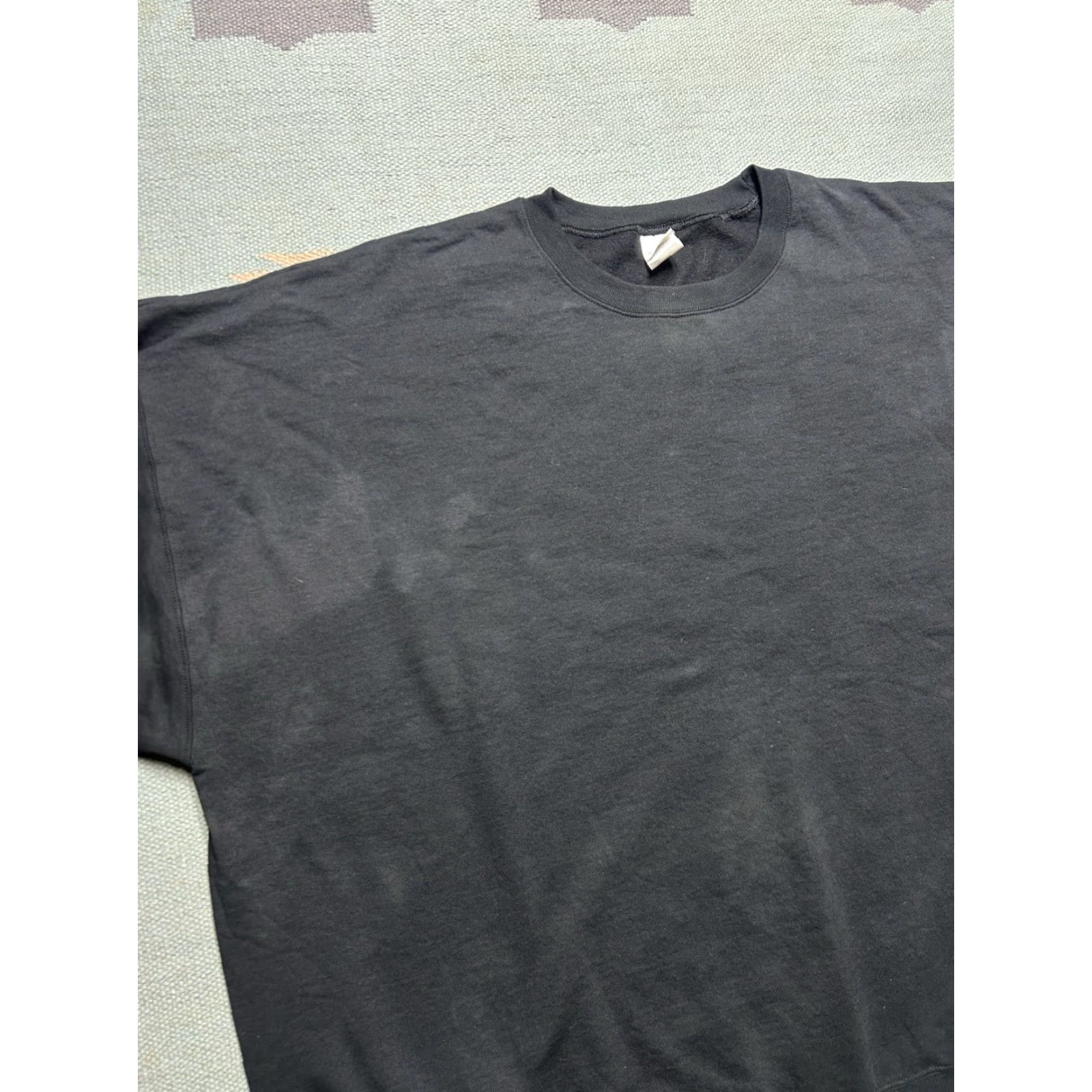 Hanes Hanes Sweatshirt Adult 5XL Black Eco Smart Crewneck Pullover Blank Soft Cozy Size US XXL / EU 58 / 5 - 4 Thumbnail