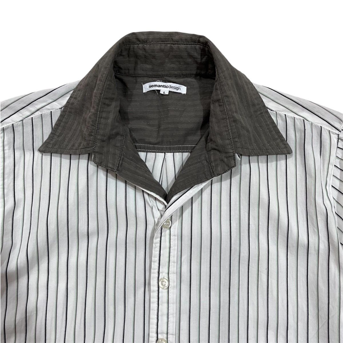 If Six Was Nine Semantic design double layer collar shirt Size US M / EU 48-50 / 2 - 5 Thumbnail