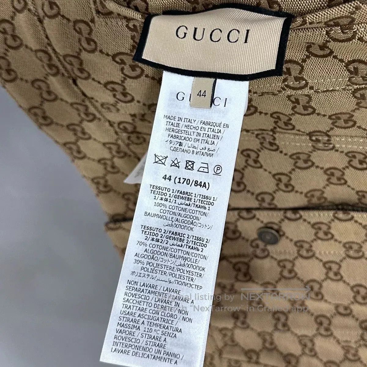 Gucci gucci monogram reversible denim jacket size 44. Size US M / EU 48-50 / 2 - 7 Thumbnail