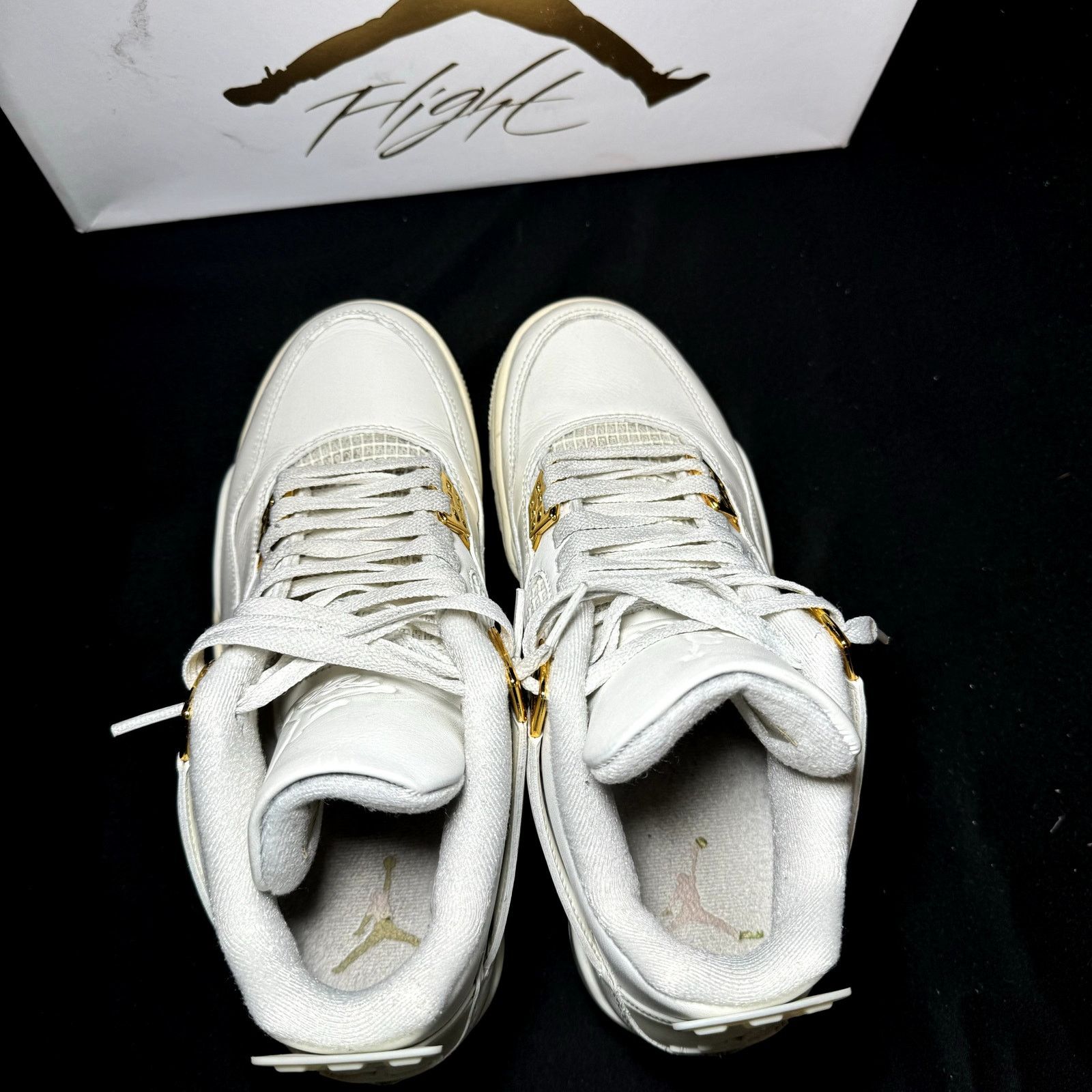 Jordan Brand × Nike Air Jordan 4 Retro Metallic Gold Women's Shoes - Size 9.5 Size US 9.5 / IT 39.5 - 5 Thumbnail