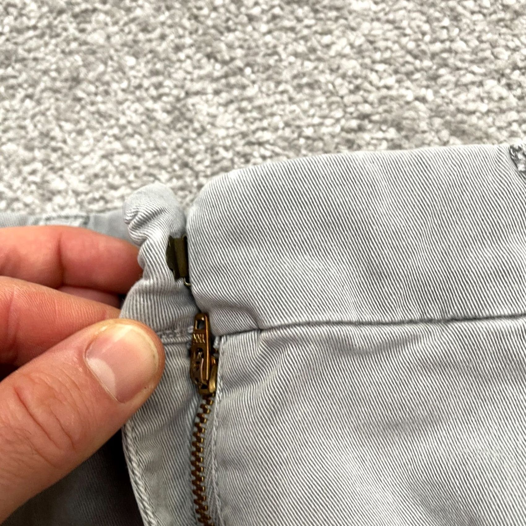 J.Crew J.Crew Chino Shorts Womens 00 Gray Mid Rise Cotton Pockets Casual Outdoor 27x4 Size 24" / US 00 / IT 34 - 4 Thumbnail