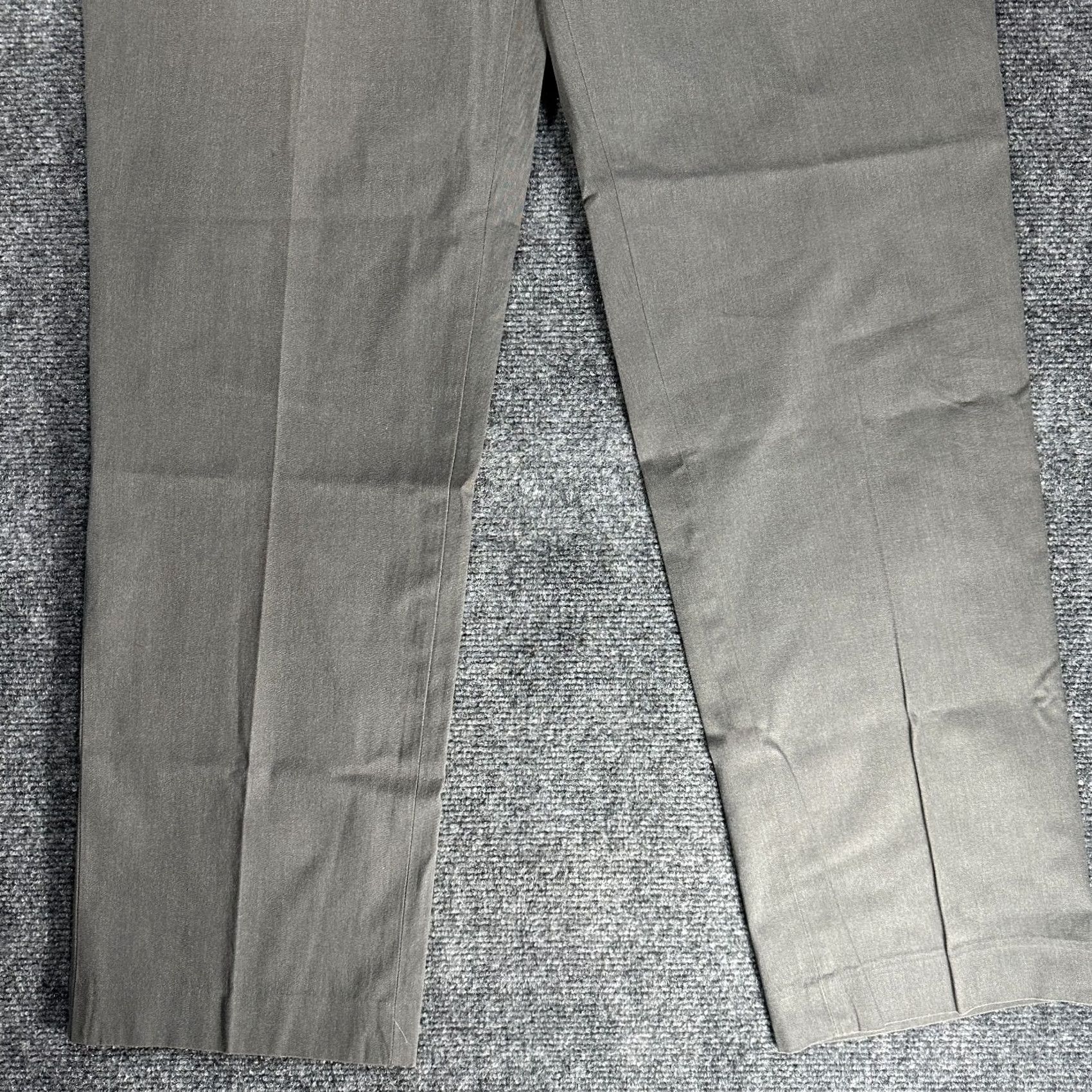Express Express Pants 34 Gray Stretch Flat Front Pockets Straight Leg Mens Pants Size US 34 / EU 50 - 2 Thumbnail