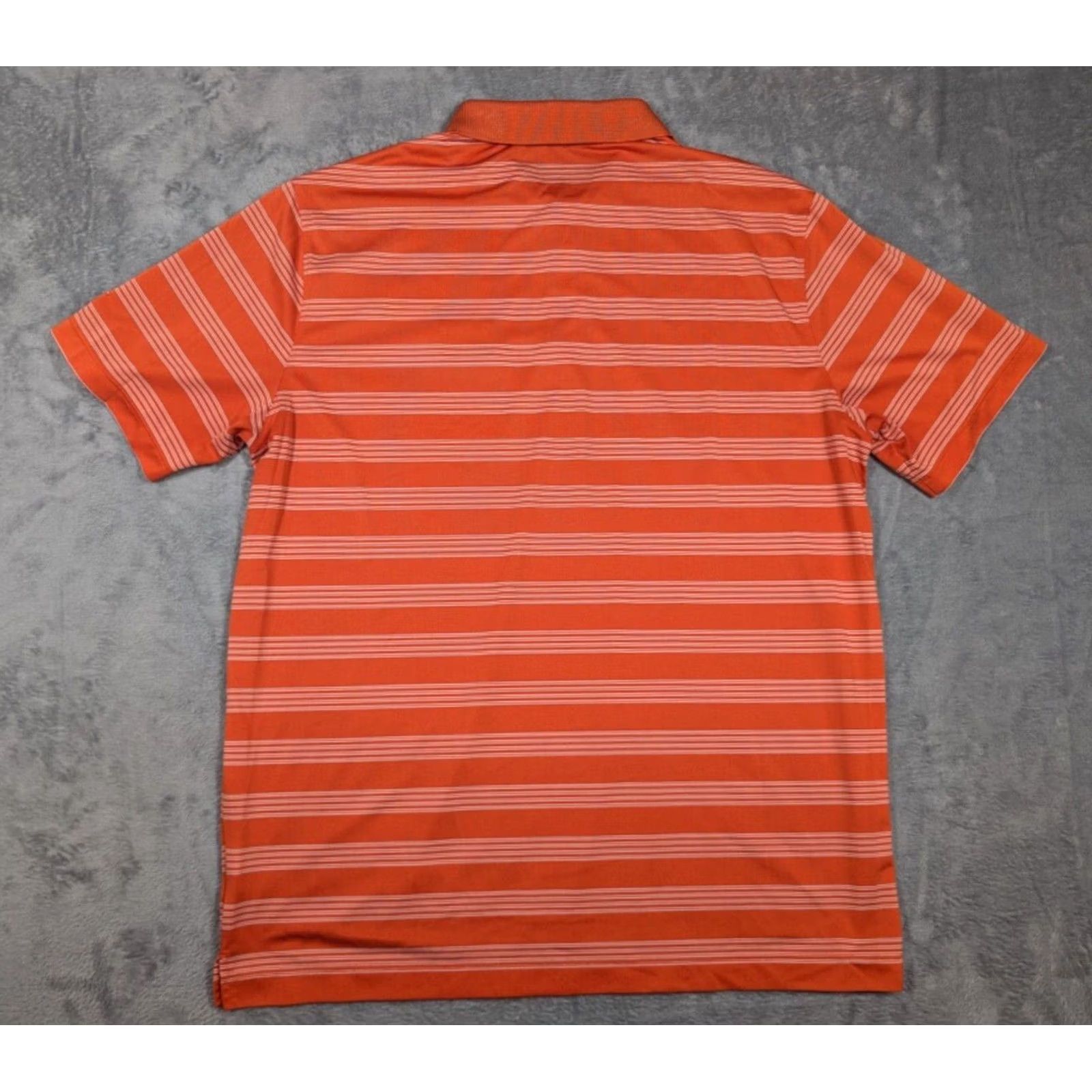 Nike Nike Golf Tour Performance US Open 2012 The Olympic Club Men's Polo Shirt Sz Xl Orange White Striped Size US XL / EU 56 / 4 - 6 Thumbnail