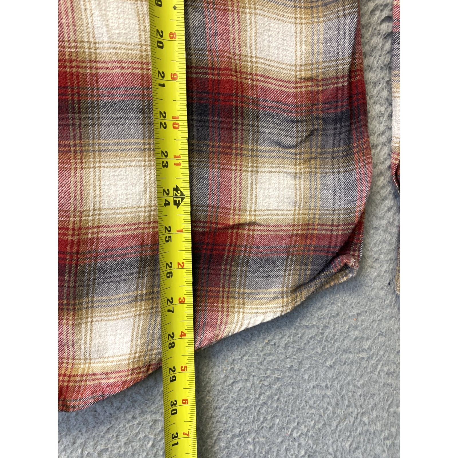 Croft & Barrow Croft & Barrow Flannel Shirt Button-Up Men's Medium Multicolor Plaid Long Sleeve Classic Size US M / EU 48-50 / 2 - 5 Thumbnail