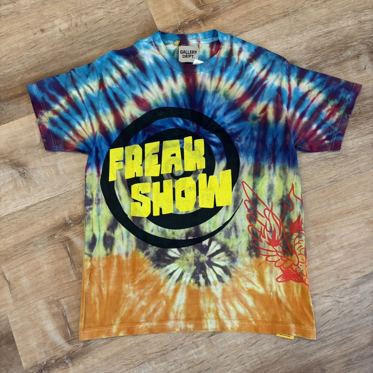 Gallery Dept. Gallery Dept Tye Die Freak Show Tee Shirt Size Medium Size US M / EU 48-50 / 2 - 1 Thumbnail