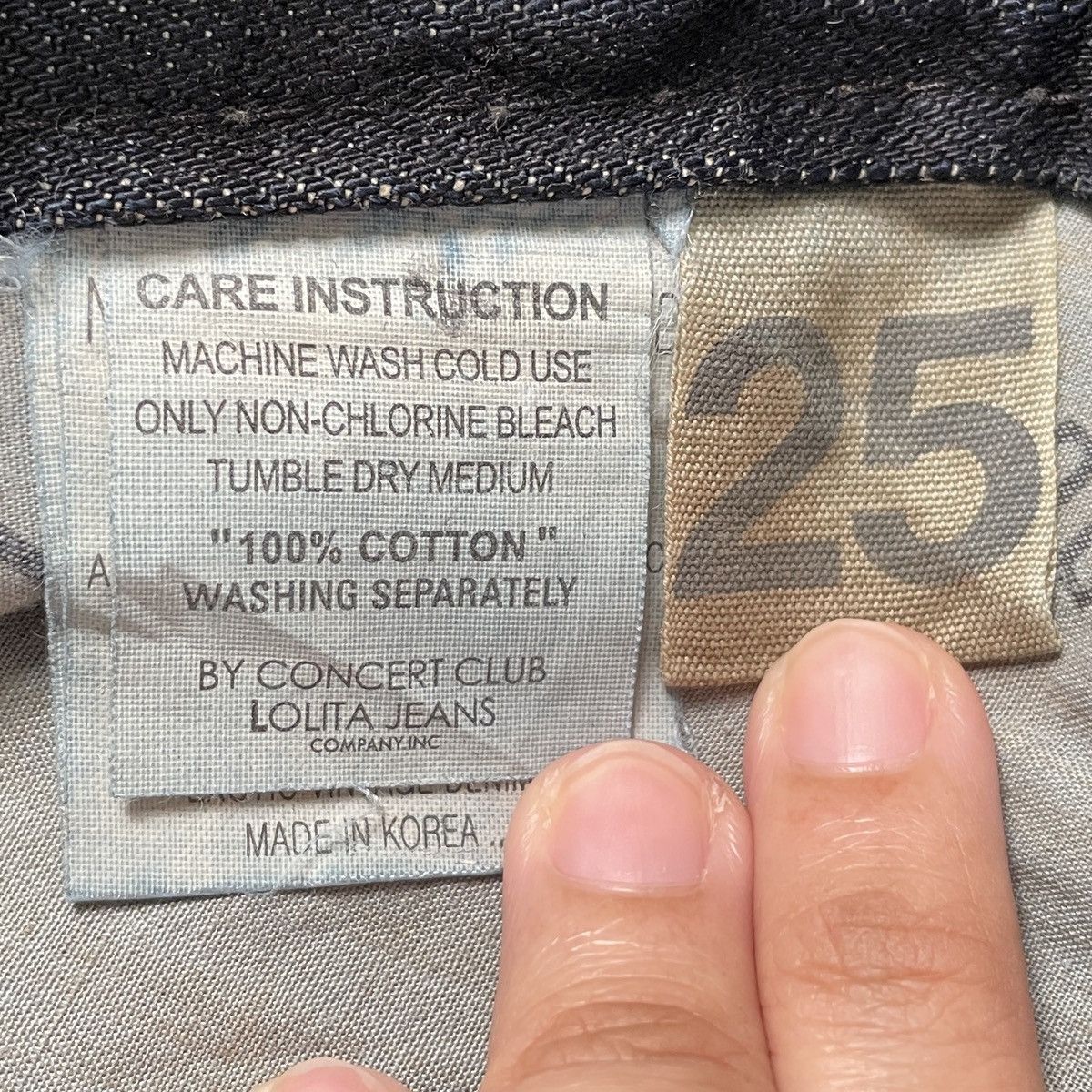Japanese Brand × Le Grande Bleu (L.G.B.) × Vintage Vintage Japanese Brand Lolita Jeans 1990s Size US 31 - 11 Thumbnail