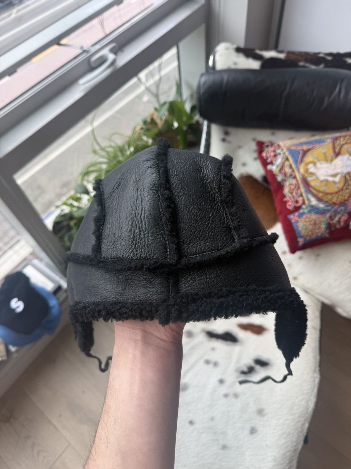 Supreme Supreme Shearling Lined Earflap Cap Size ONE SIZE - 2 Thumbnail