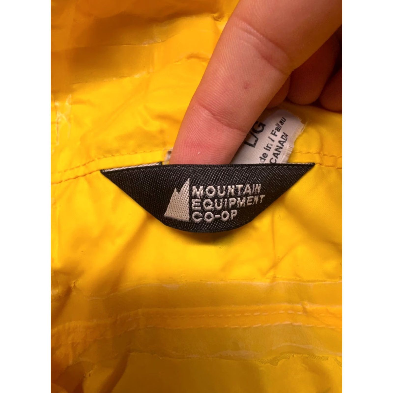 Mountain Equipment Mountain Equipment Co-Op Yellow Pullover Rain Jacket Hooded L Large Womens? No, Mens L Size US L / EU 52-54 / 3 - 6 Thumbnail