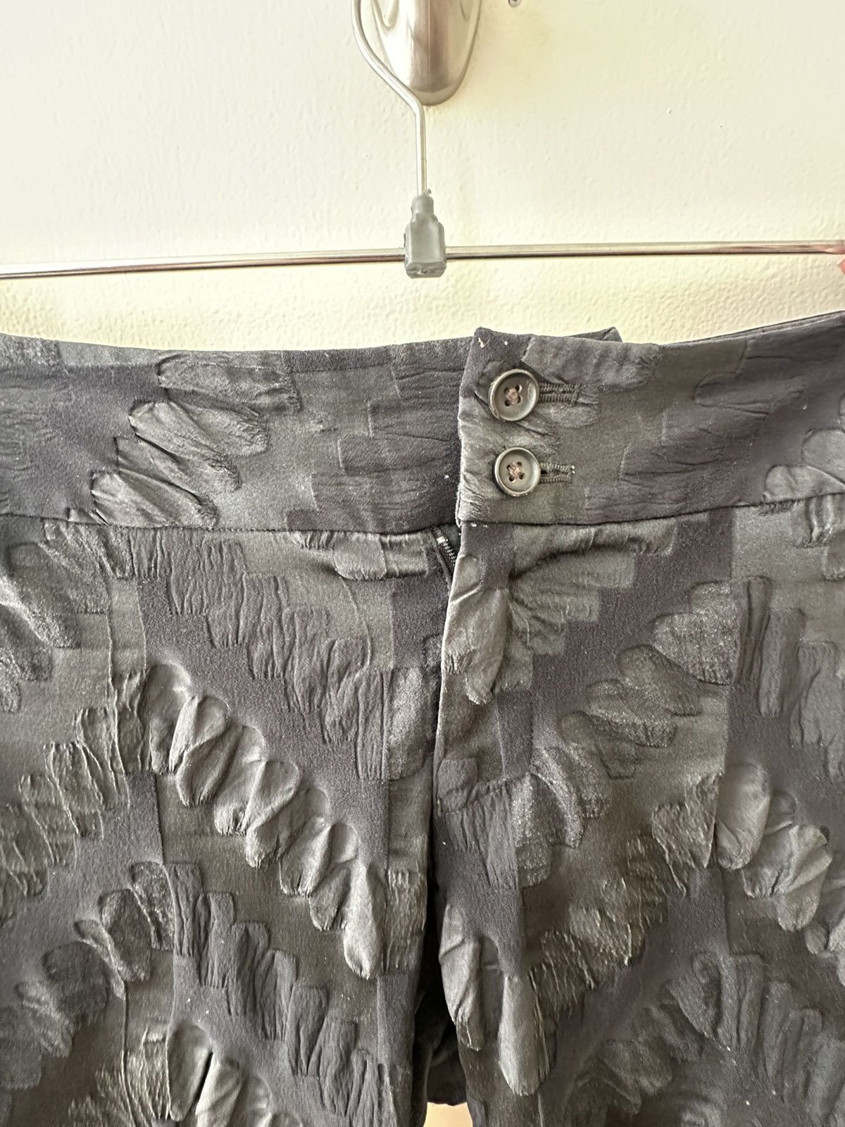 Issey Miyake Rare Issey Miyake Nylon Textured Black Trouser Pants Size 30" / US 8 / IT 44 - 4 Thumbnail