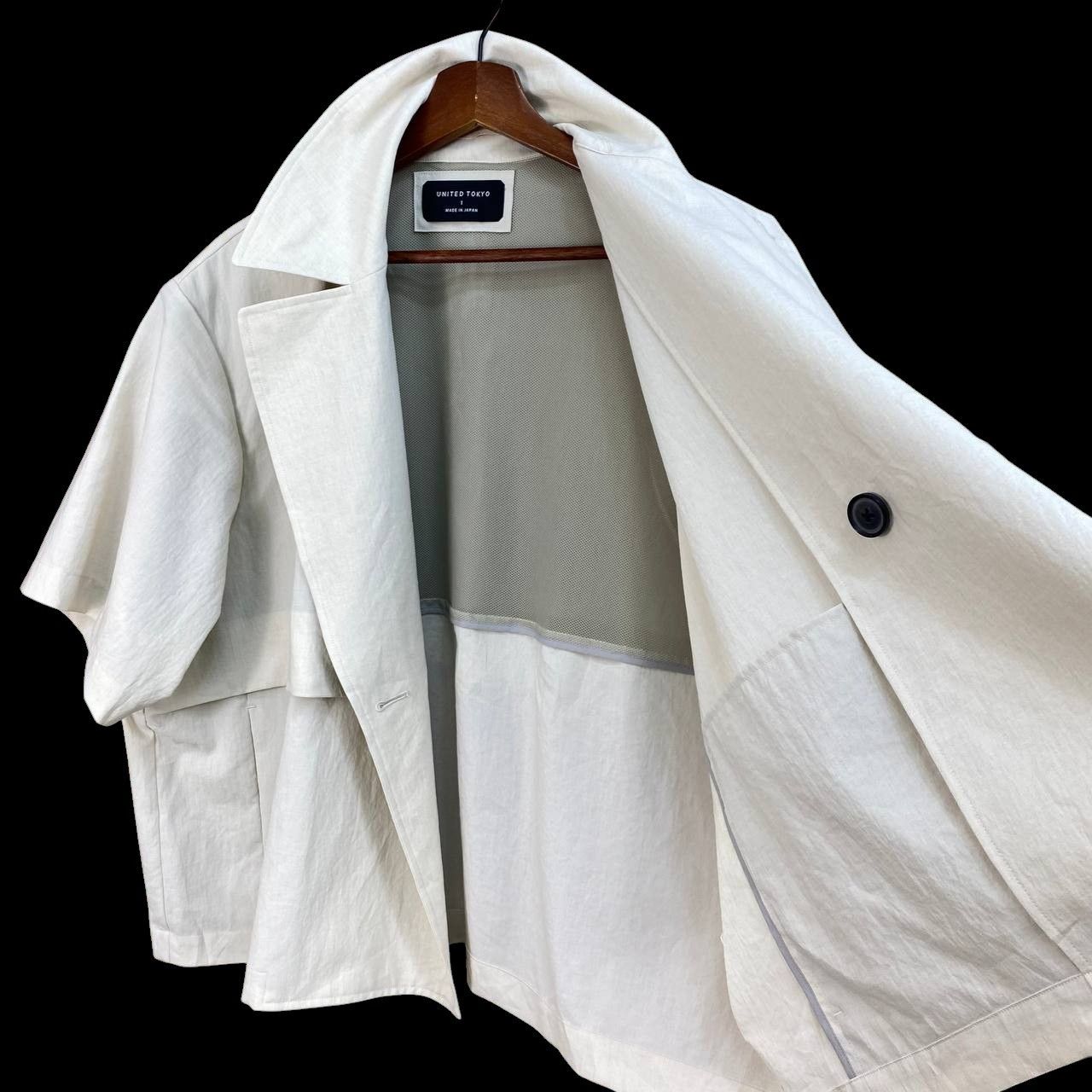 Japanese Brand Spider Baggy United Tokyo Asymmetrical Minimalist Jacket Size US S / EU 44-46 / 1 - 8 Thumbnail
