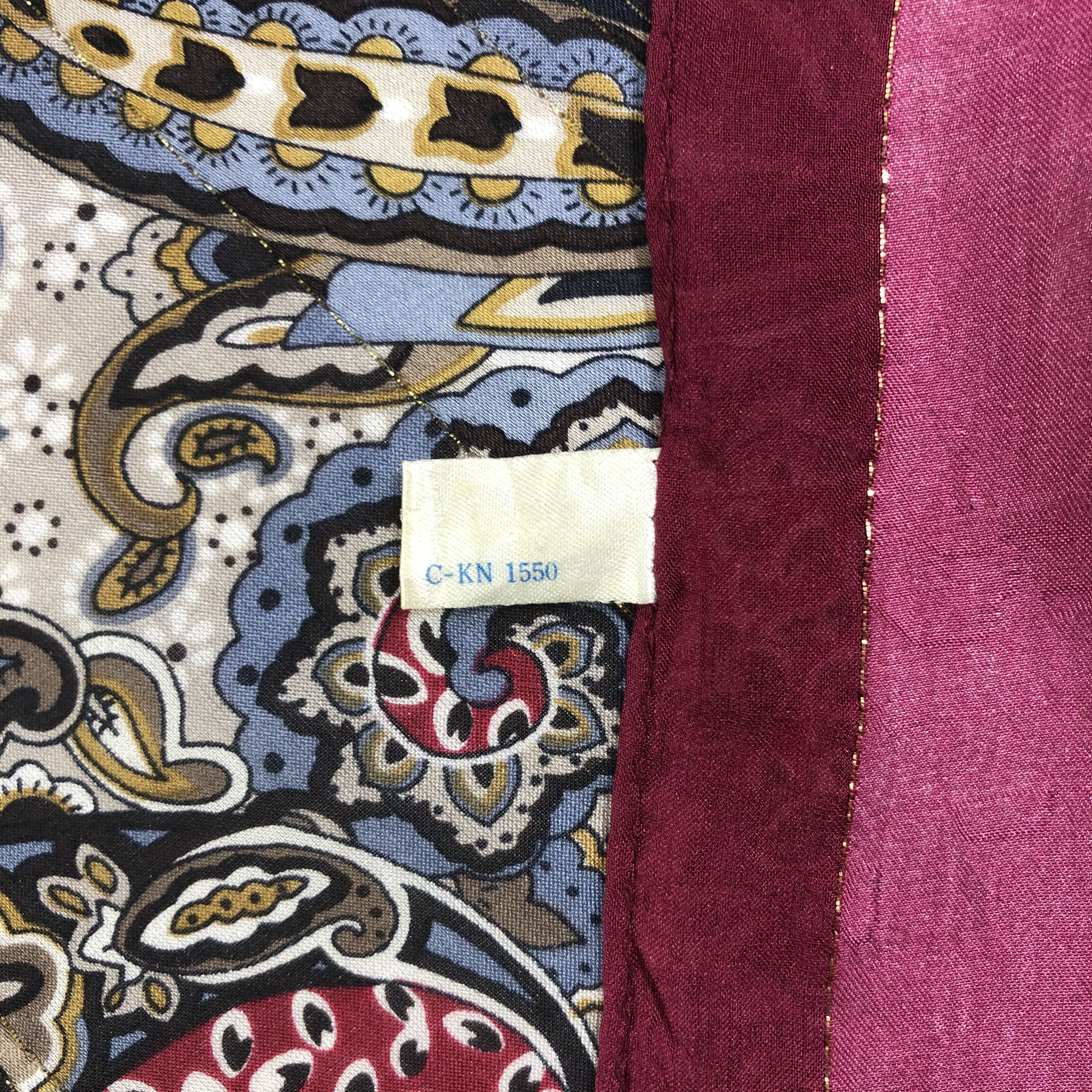 Vintage Vintage Silk Scarf Size ONE SIZE - 6 Thumbnail